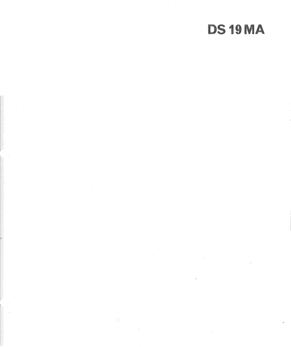 DS19MA, page 699 — DS21 & DS21M / DS19A & DS19MA Repair Manual