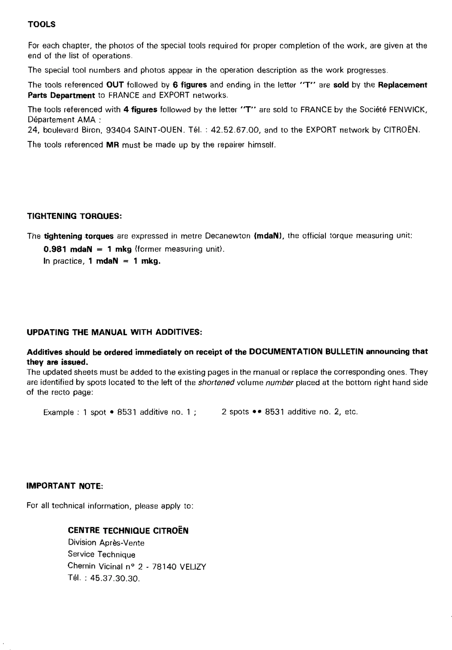 Introduction, page 3 of 611 — CX Repair Manual — Mechanical Components 1