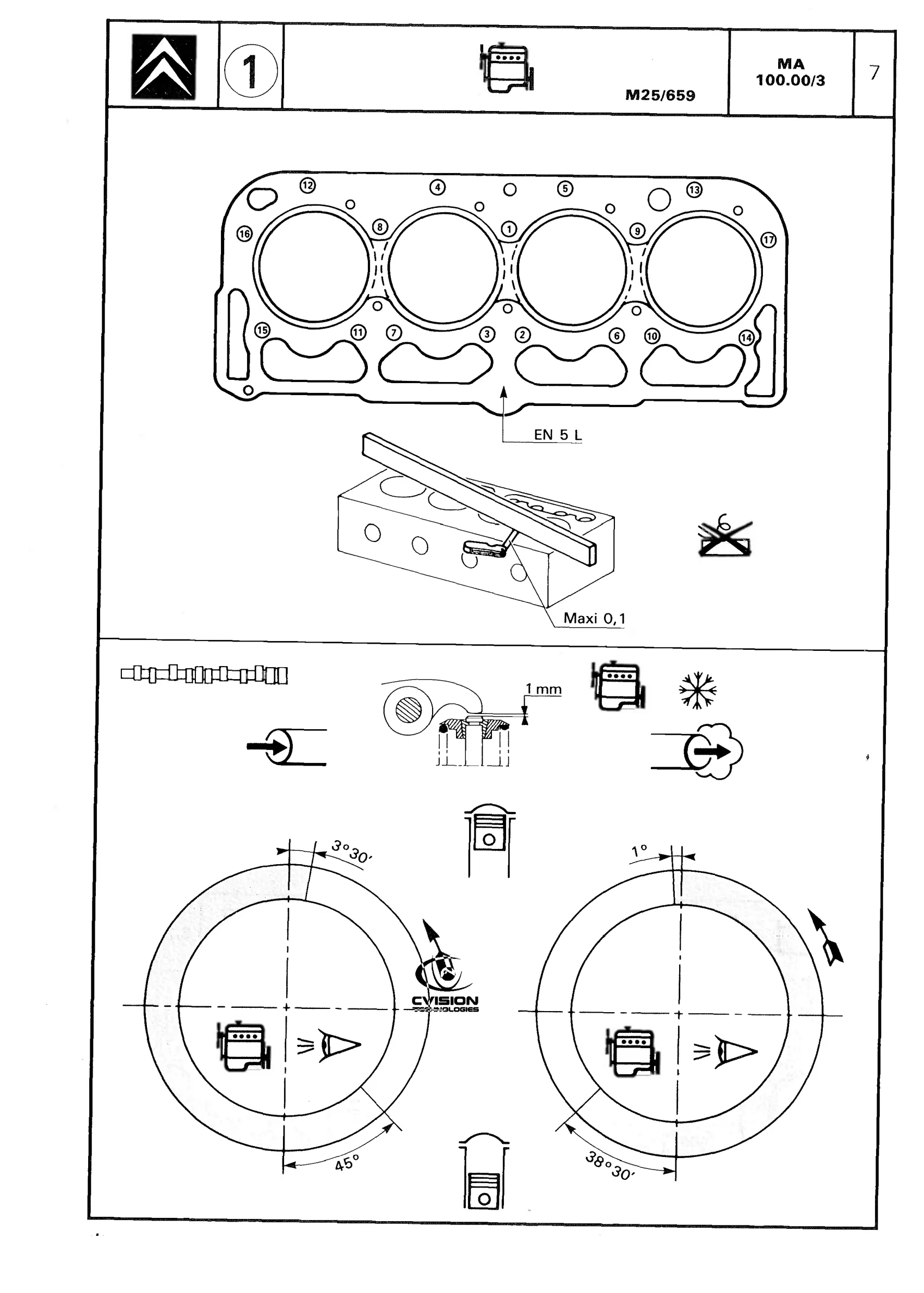 CX 25, page 62 of 611 — CX Repair Manual — Mechanical Components 1