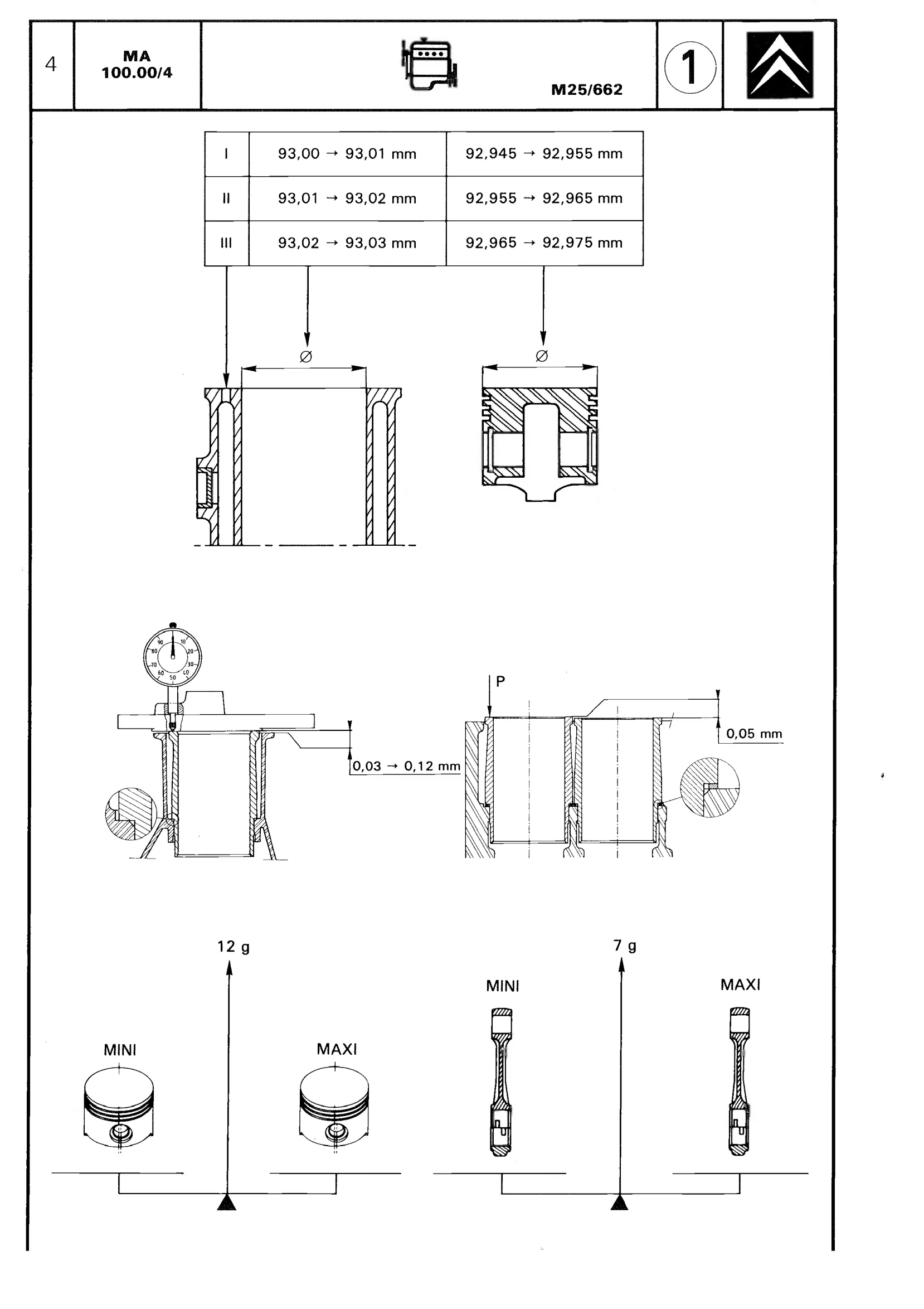 CX 25 Turbo, page 67 of 611 — CX Repair Manual — Mechanical Components 1