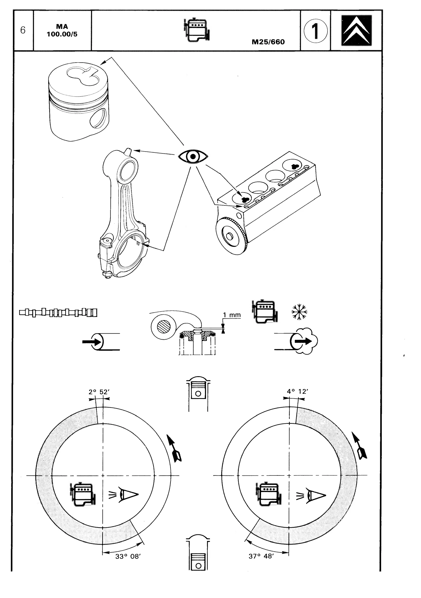 CX 25 diesel, page 77 of 611 — CX Repair Manual — Mechanical Components 1