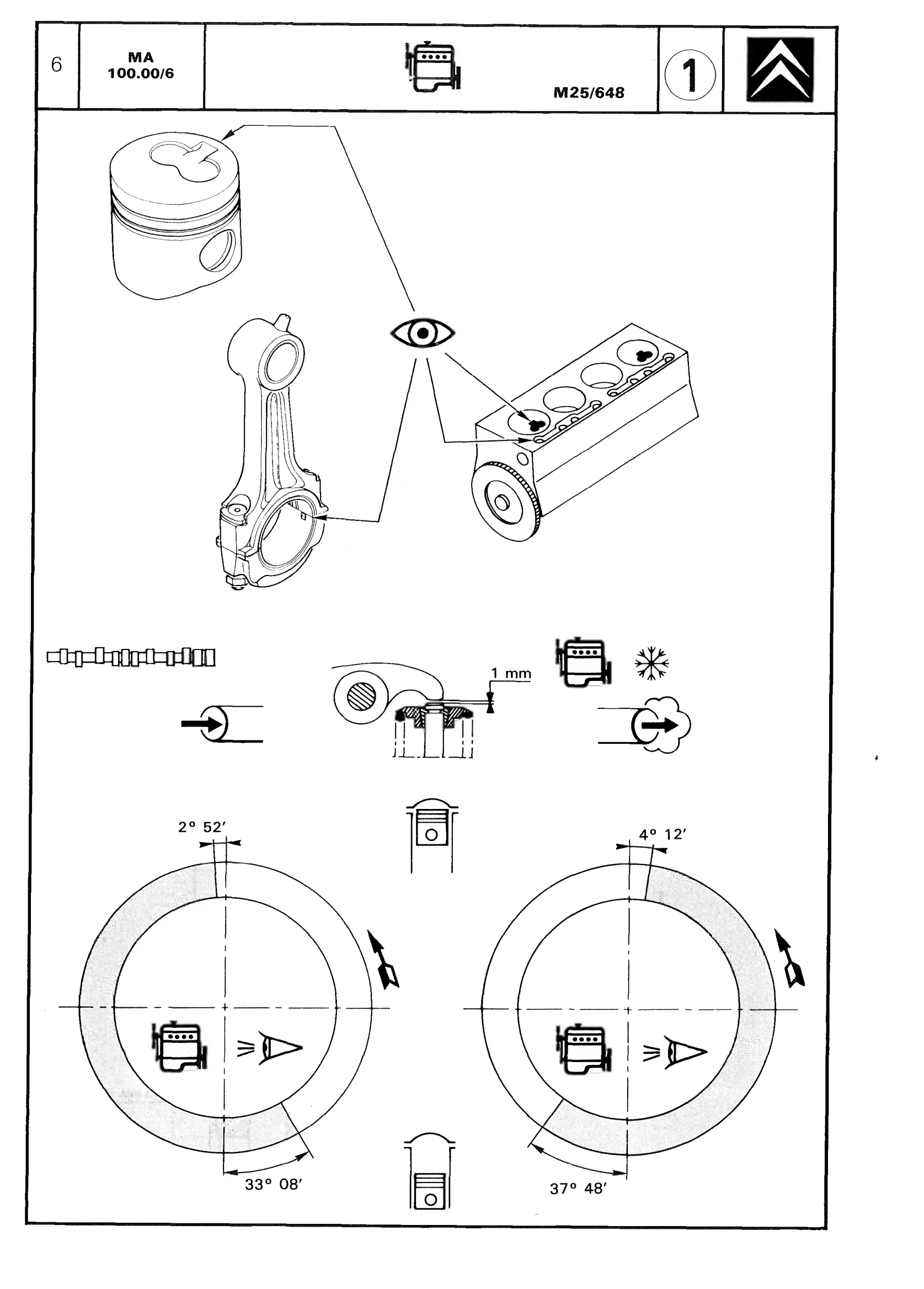CX 25 diesel Turbo, page 86 of 611 — CX Repair Manual — Mechanical Components 1