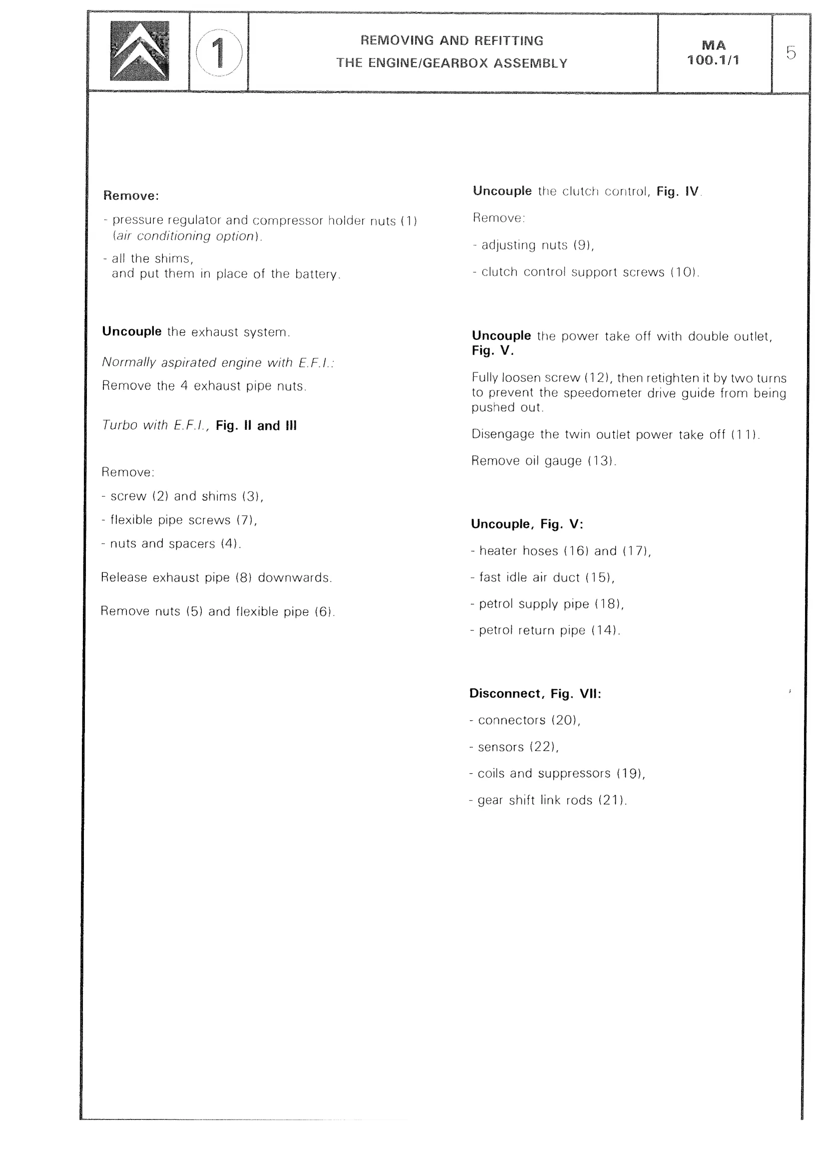 2.5l w. injection, page 94 of 611 — CX Repair Manual — Mechanical Components 1