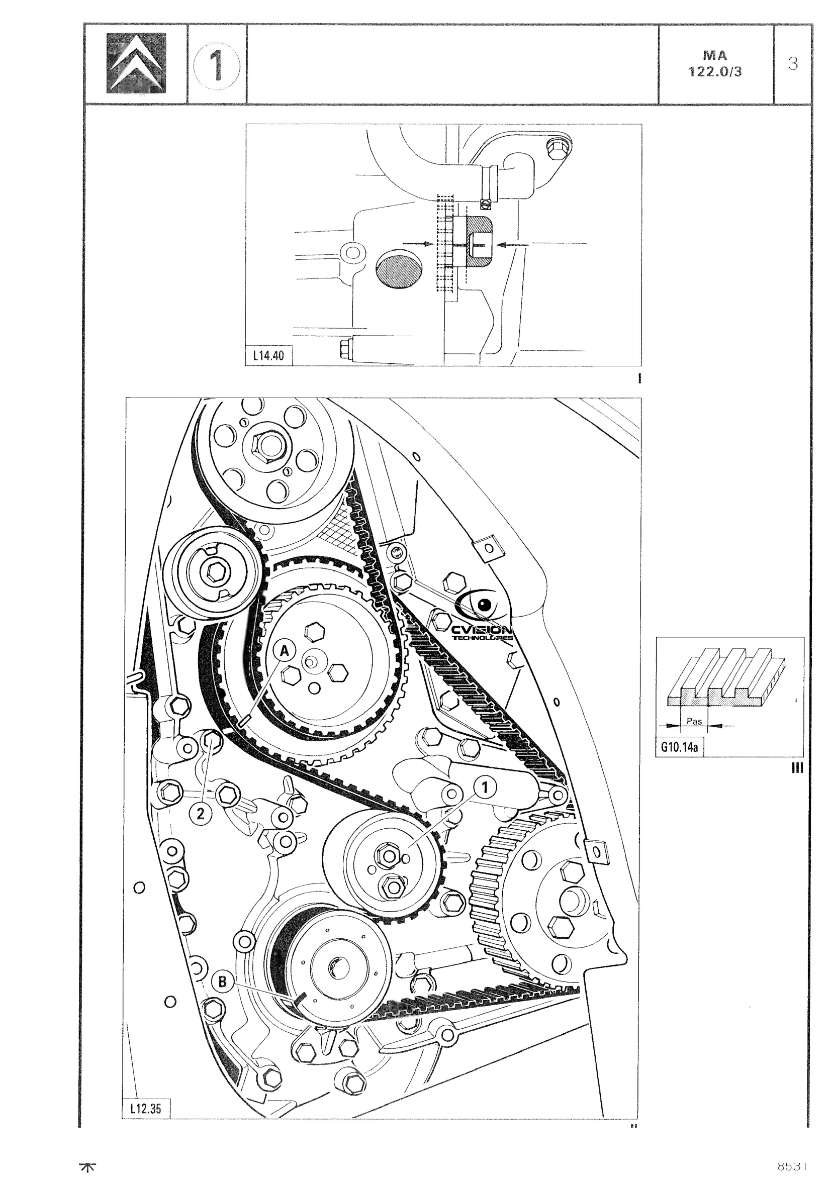 Check valve timing / Recommended tools, page 106 of 611 — CX Repair Manual — Mechanical Components 1