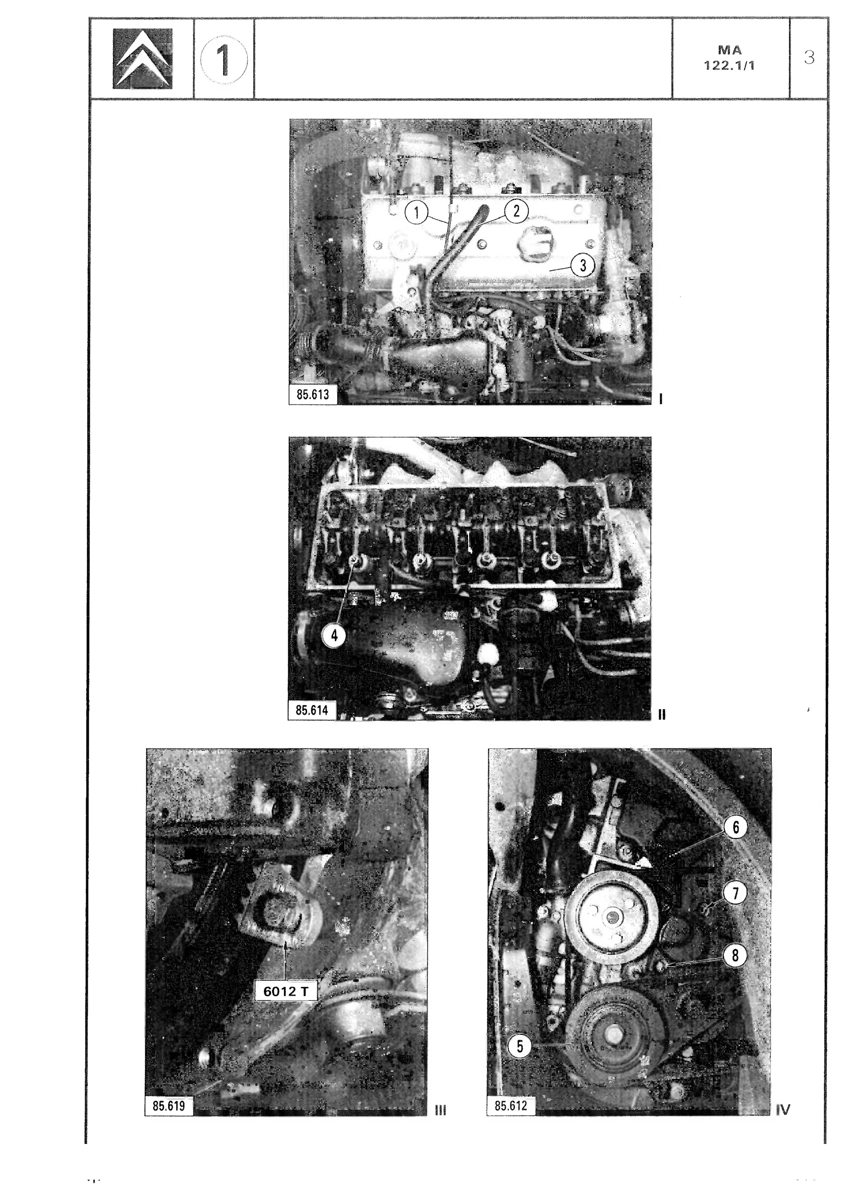 Replace timing belt, page 109 of 611 — CX Repair Manual — Mechanical Components 1