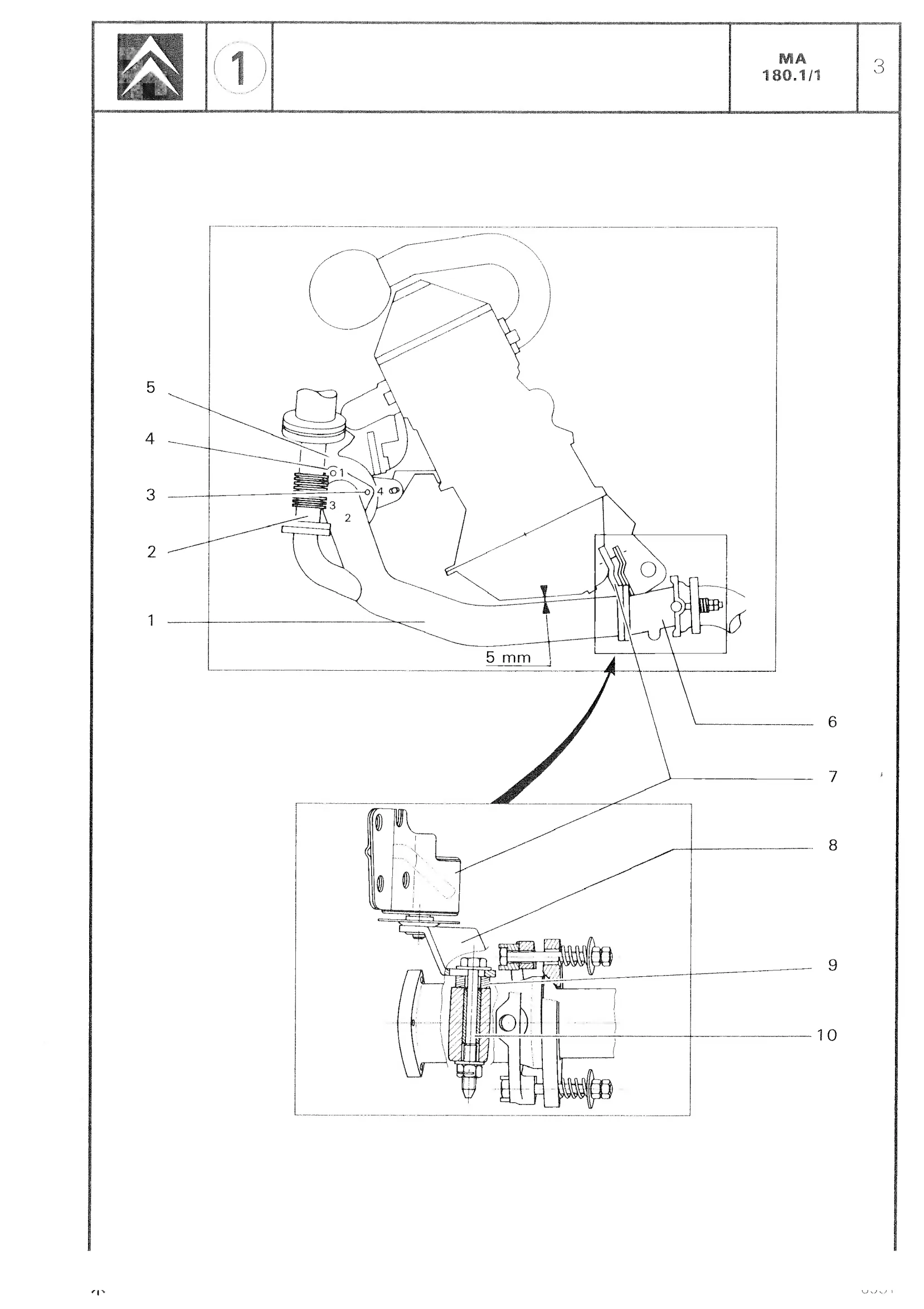 Work on exhaust system, page 133 of 611 — CX Repair Manual — Mechanical Components 1