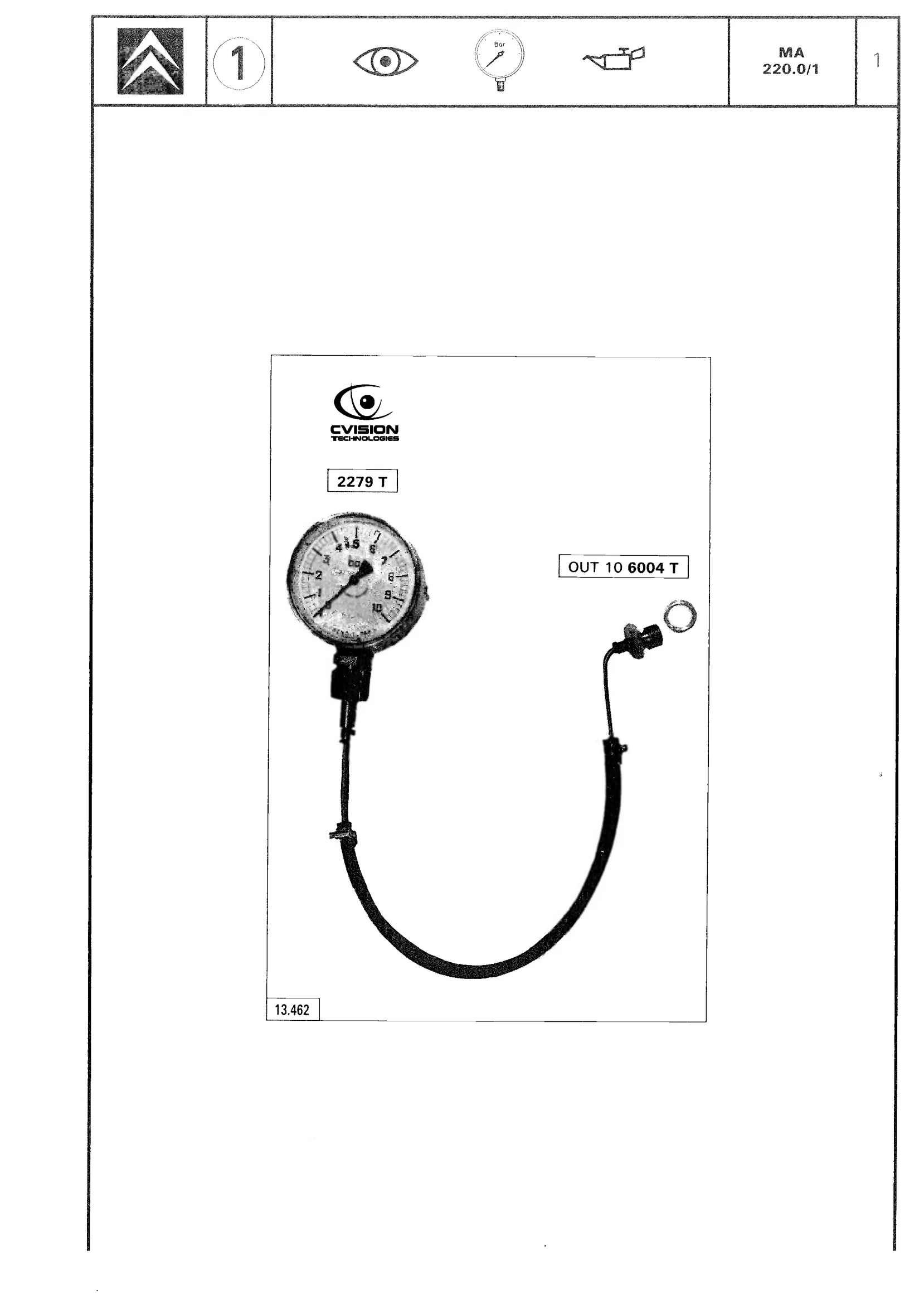 Check engine oil pressure, page 134 of 611 — CX Repair Manual — Mechanical Components 1