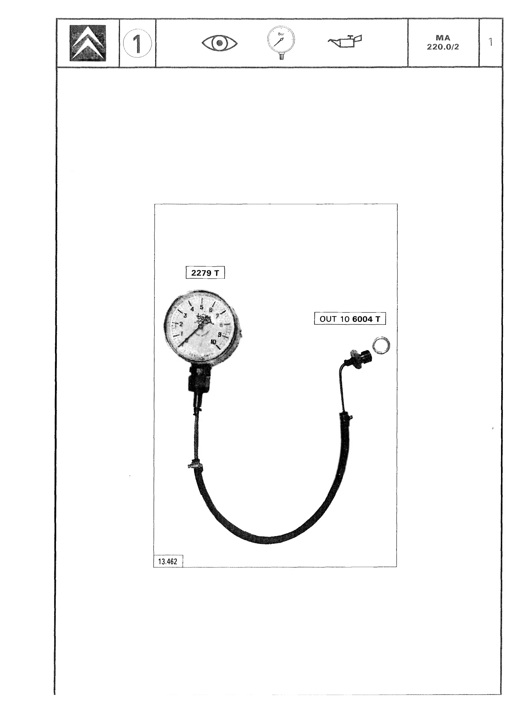 Check engine oil pressure, page 135 of 611 — CX Repair Manual — Mechanical Components 1