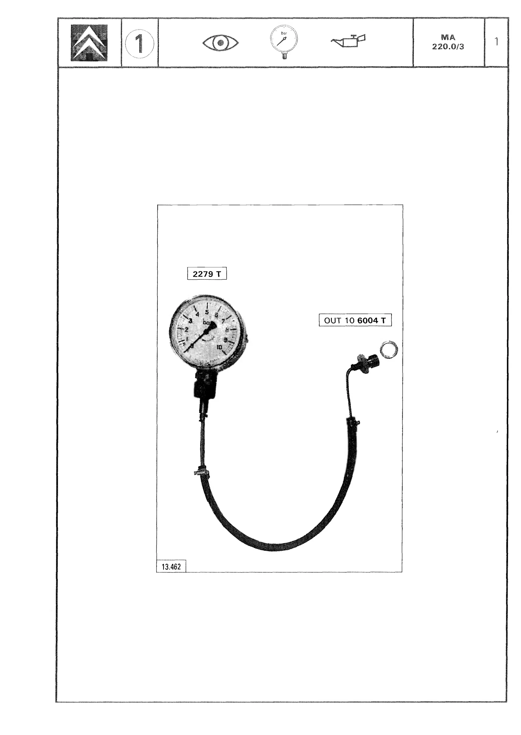 Check engine oil pressure, page 138 of 611 — CX Repair Manual — Mechanical Components 1