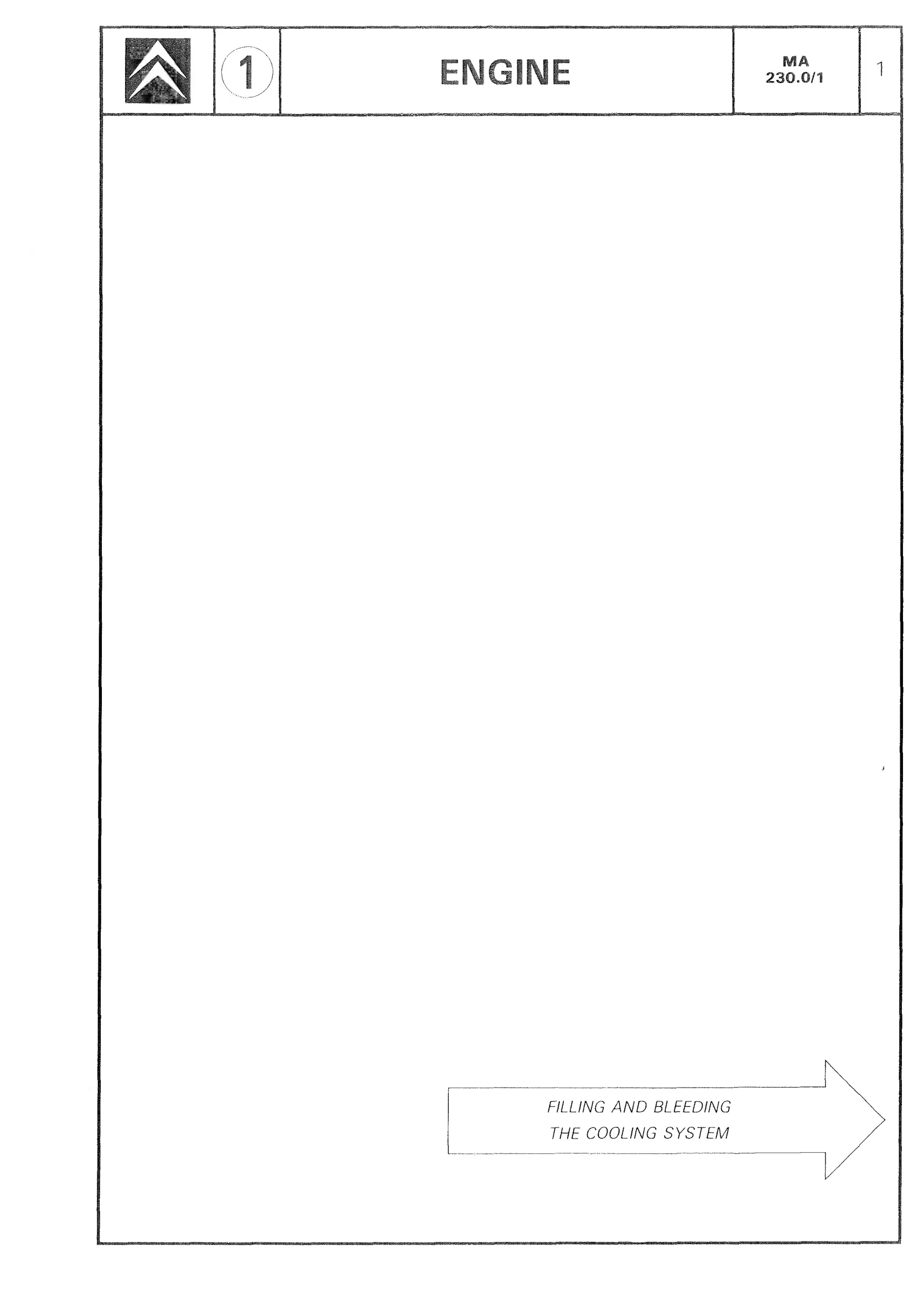 Fill, bleed cooling system, page 146 of 611 — CX Repair Manual — Mechanical Components 1