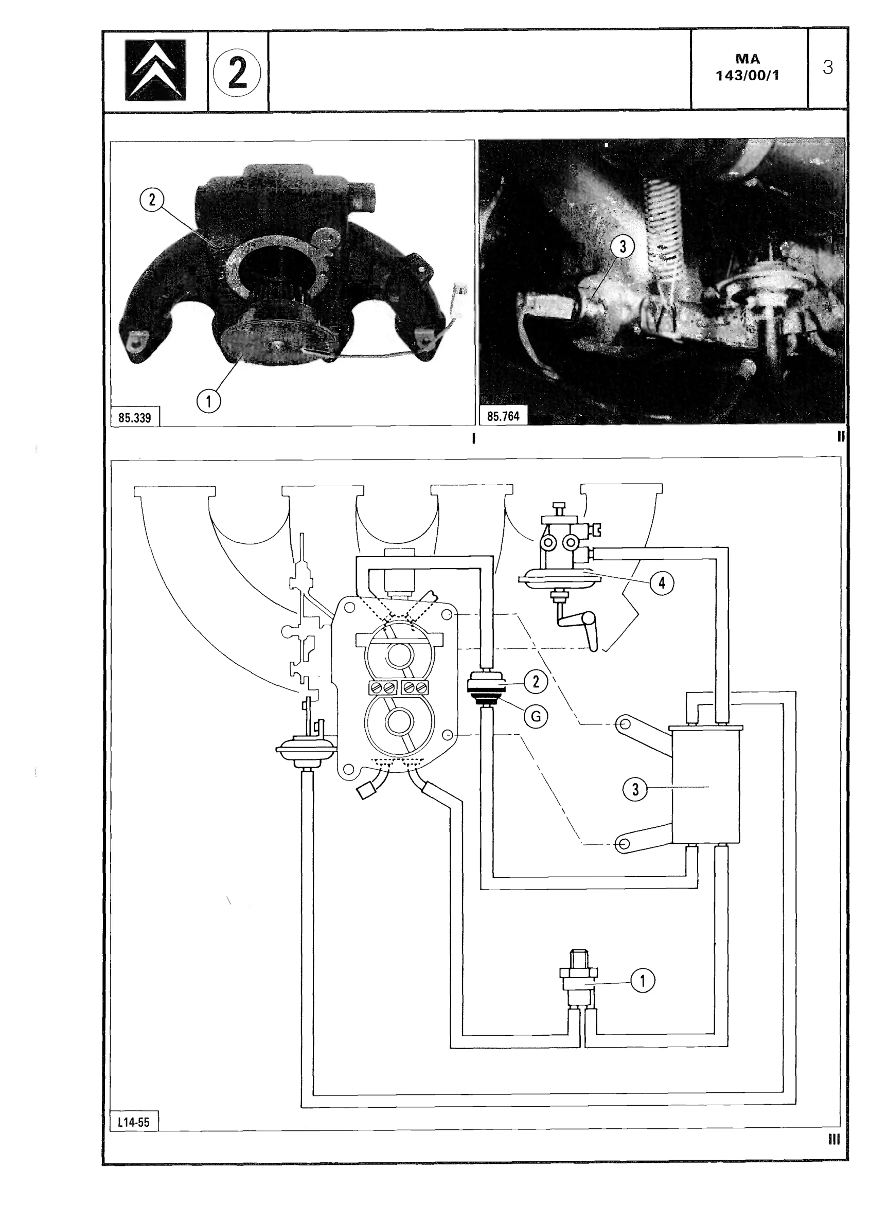 Anti-pollution, page 182 of 611 — CX Repair Manual — Mechanical Components 1