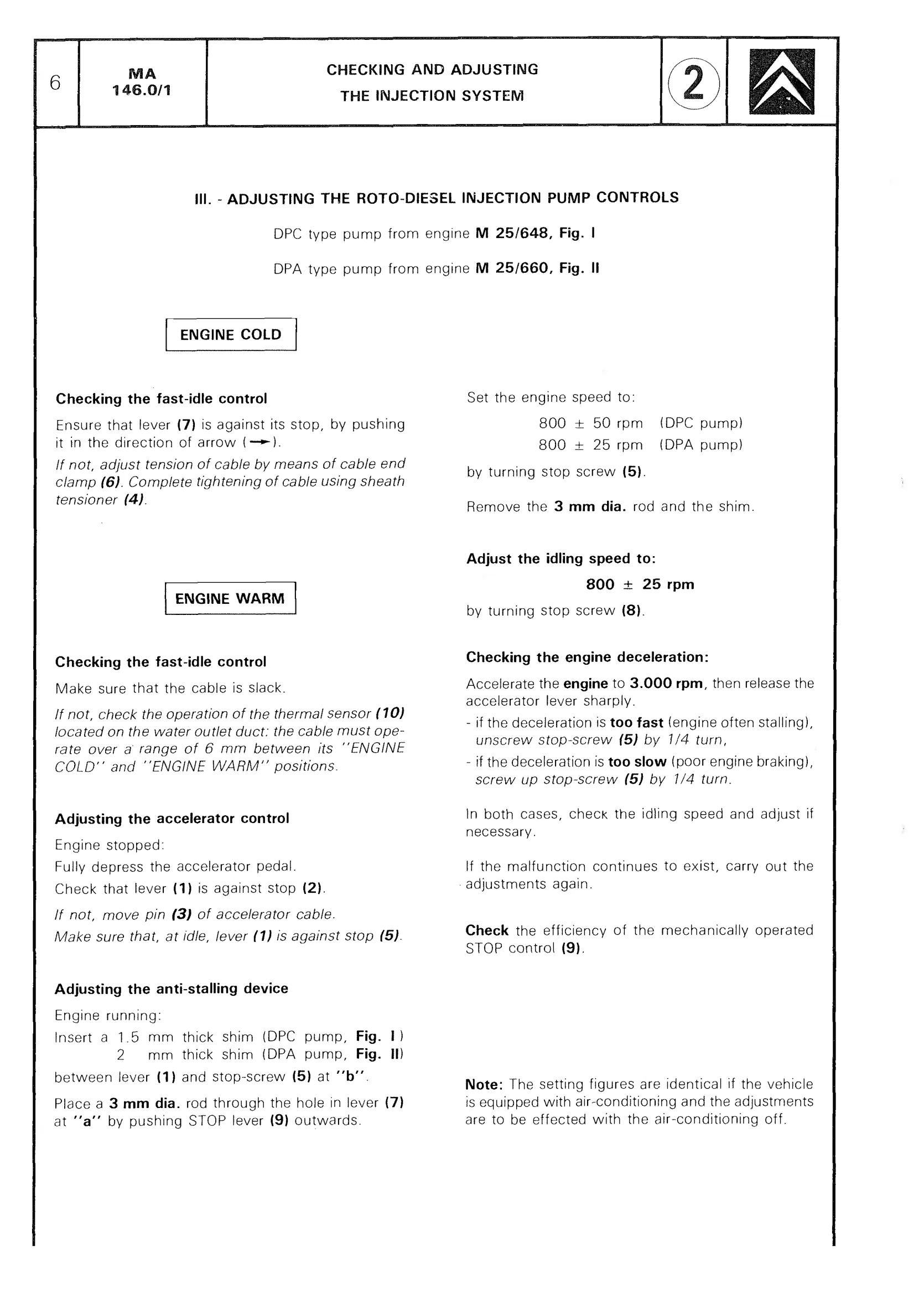 Diesel injection system, page 213 of 611 — CX Repair Manual — Mechanical Components 1