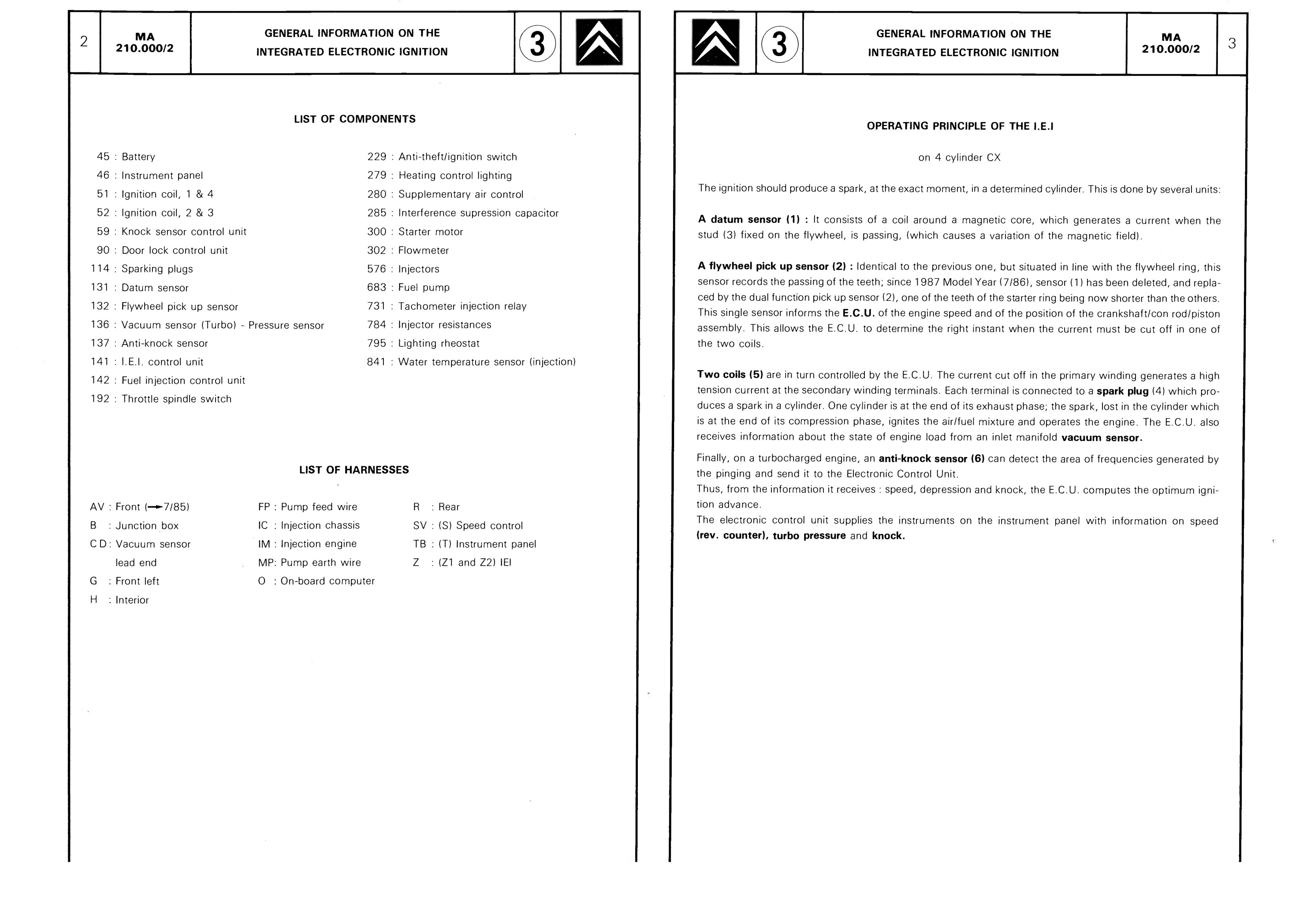 General data, page 236 of 611 — CX Repair Manual — Mechanical Components 1