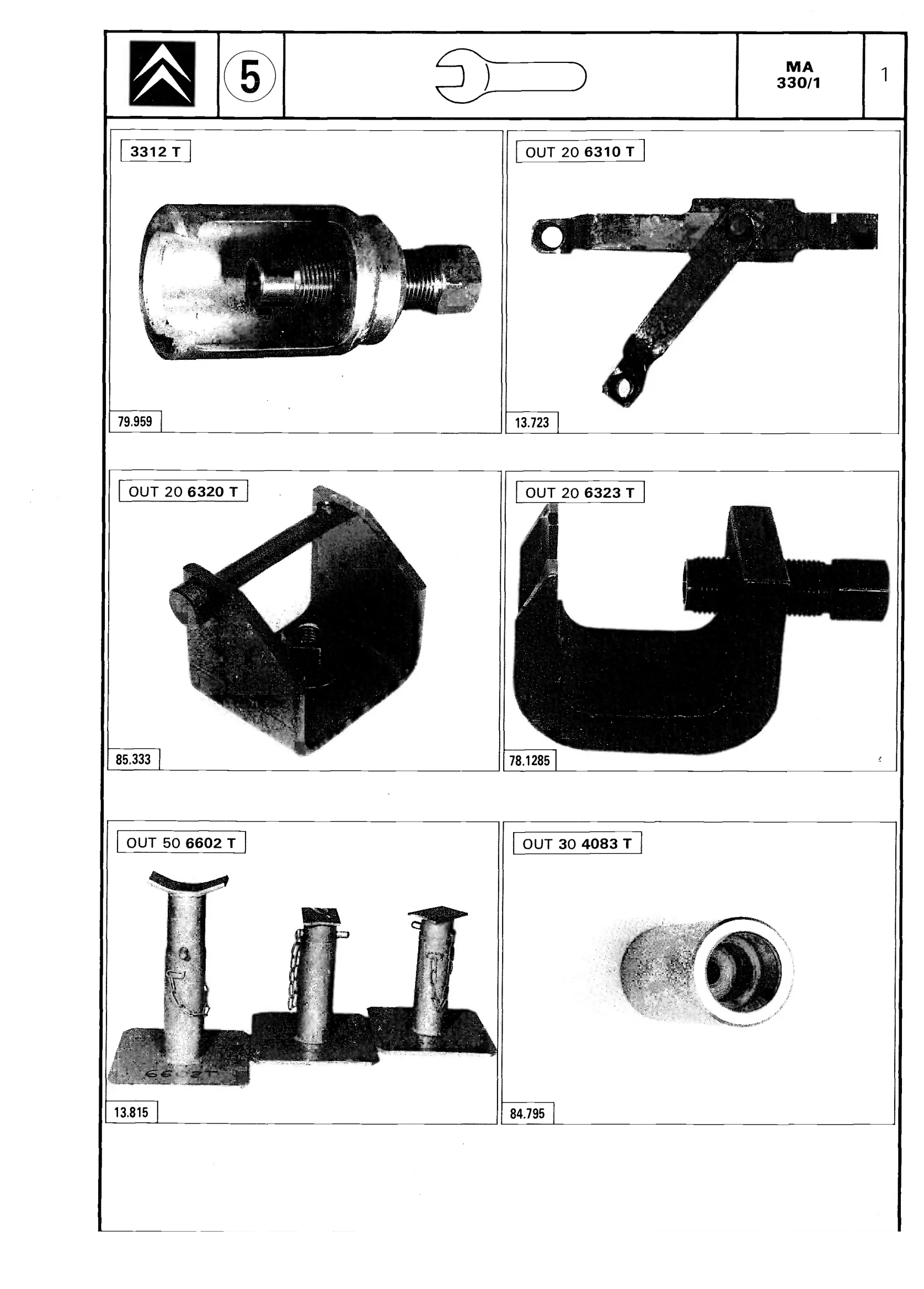 Tools, page 275 of 611 — CX Repair Manual — Mechanical Components 1