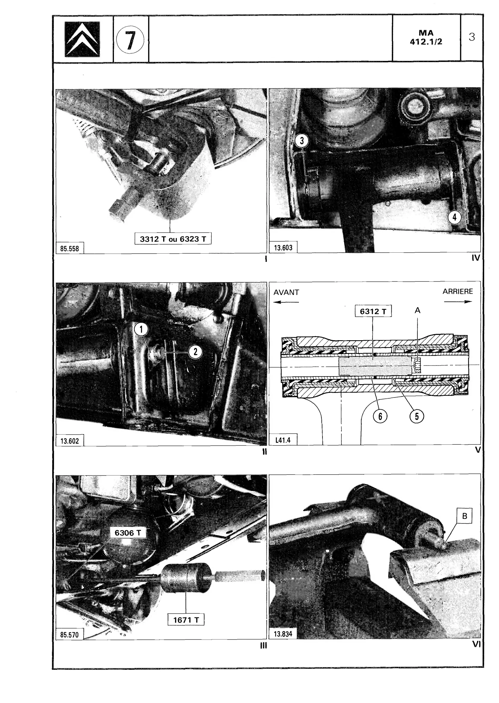 Remove, fit lower wheel arm, page 339 of 611 — CX Repair Manual — Mechanical Components 1