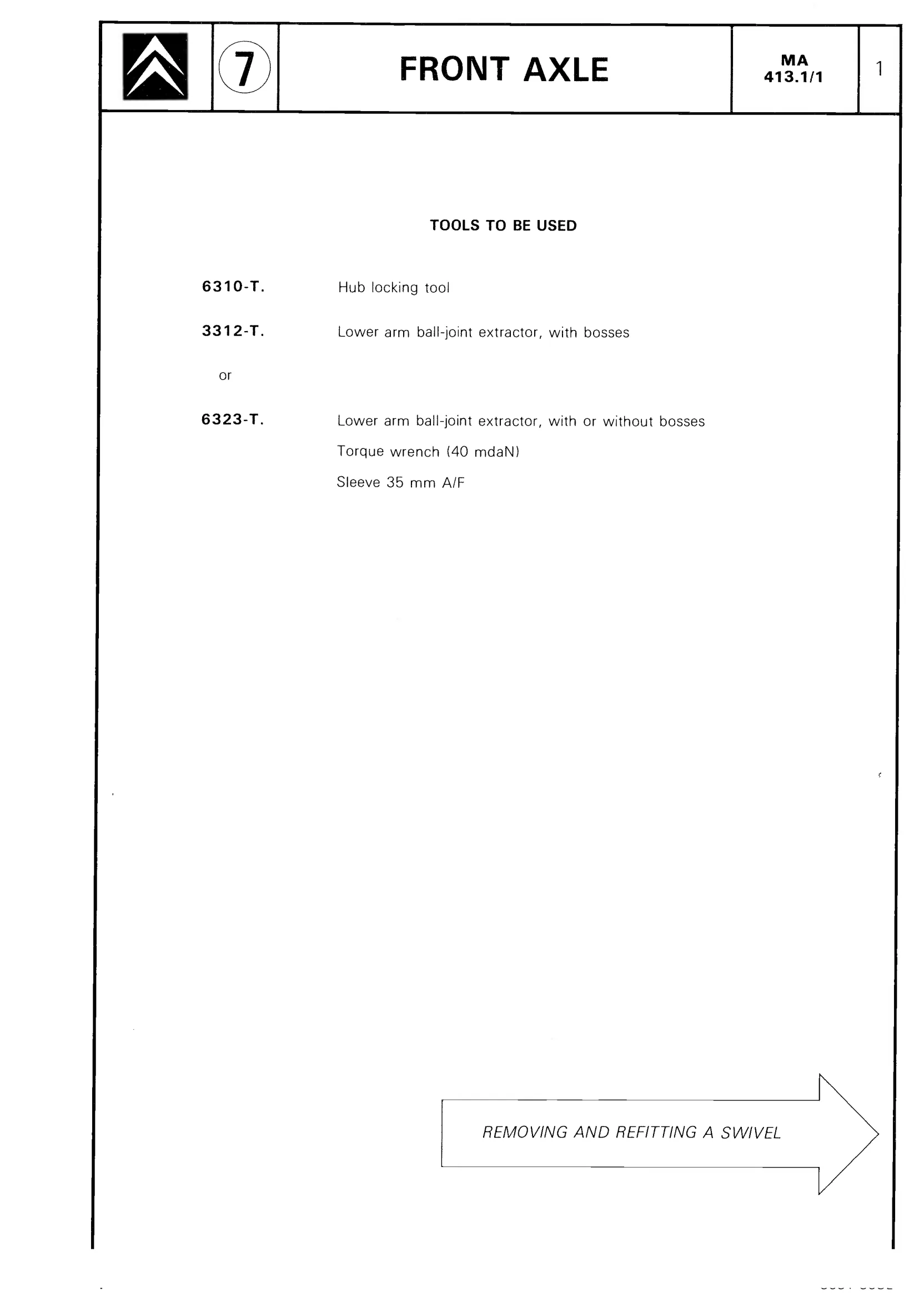 Remove, fit swivel, page 355 of 611 — CX Repair Manual — Mechanical Components 1