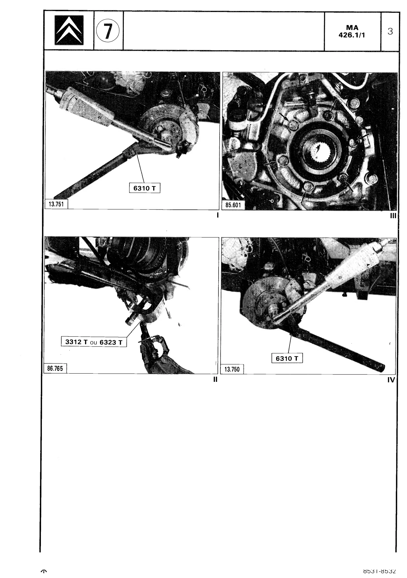 Remove, fit wheel hub, page 362 of 611 — CX Repair Manual — Mechanical Components 1