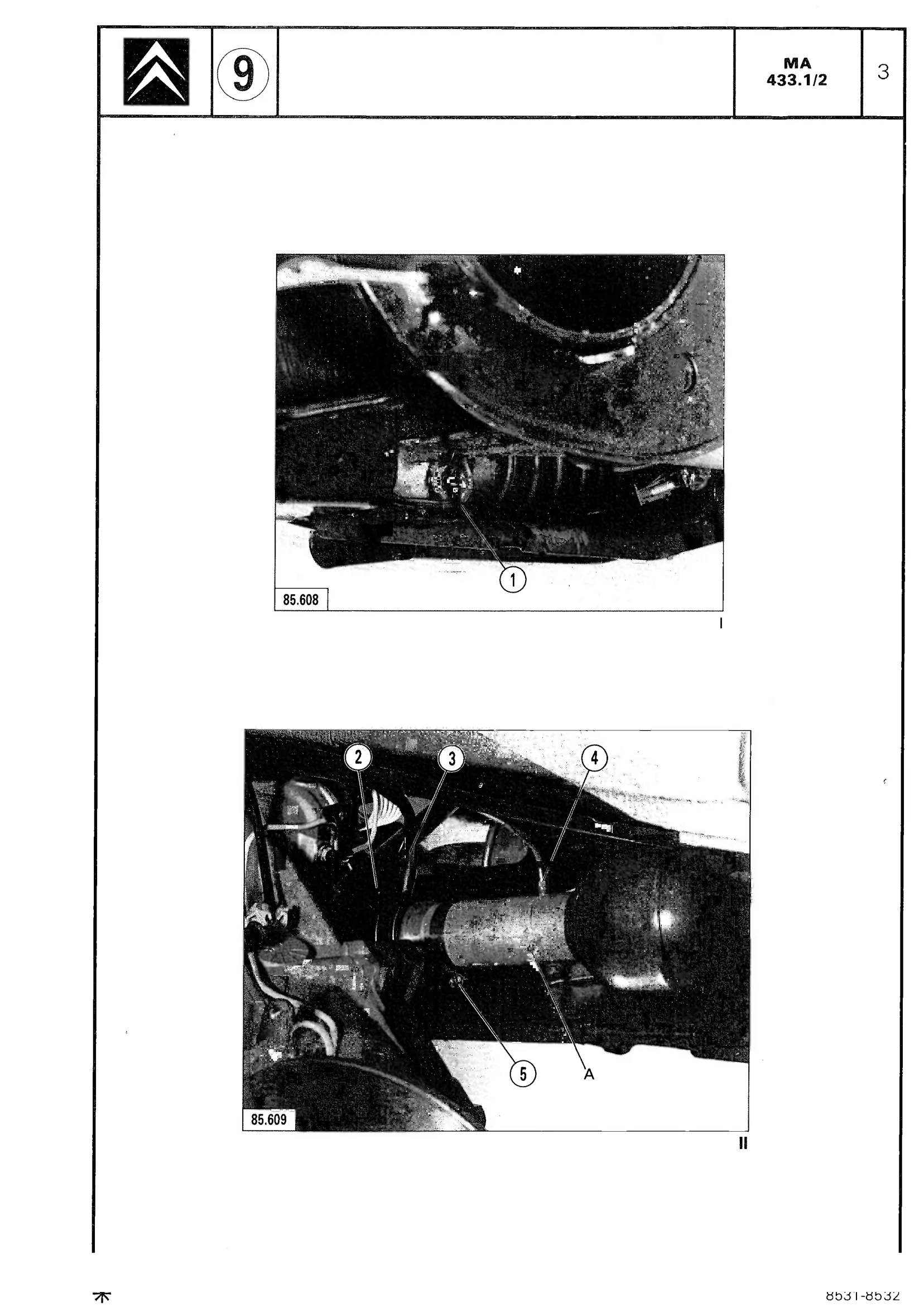 Remove/fit rear sphere, cylinder, page 389 of 611 — CX Repair Manual — Mechanical Components 1