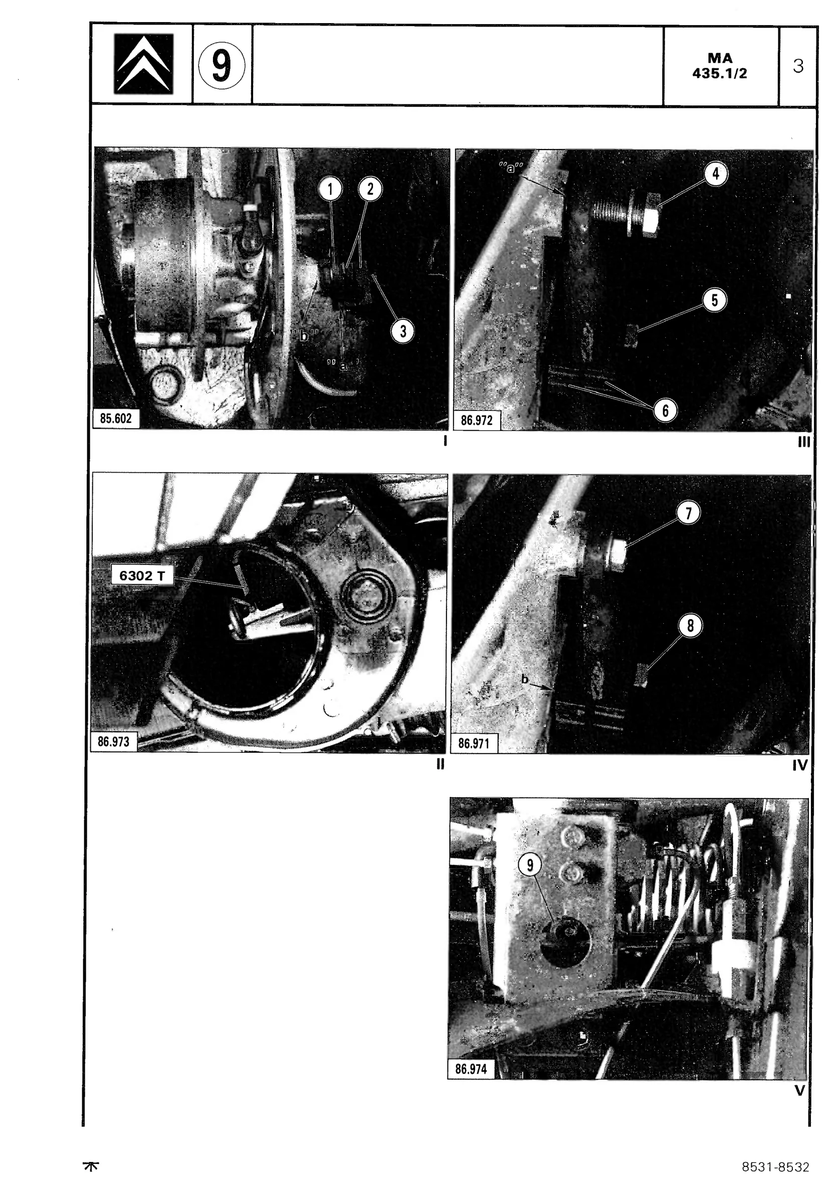 Remove/fit rear anti-roll bar, page 401 of 611 — CX Repair Manual — Mechanical Components 1
