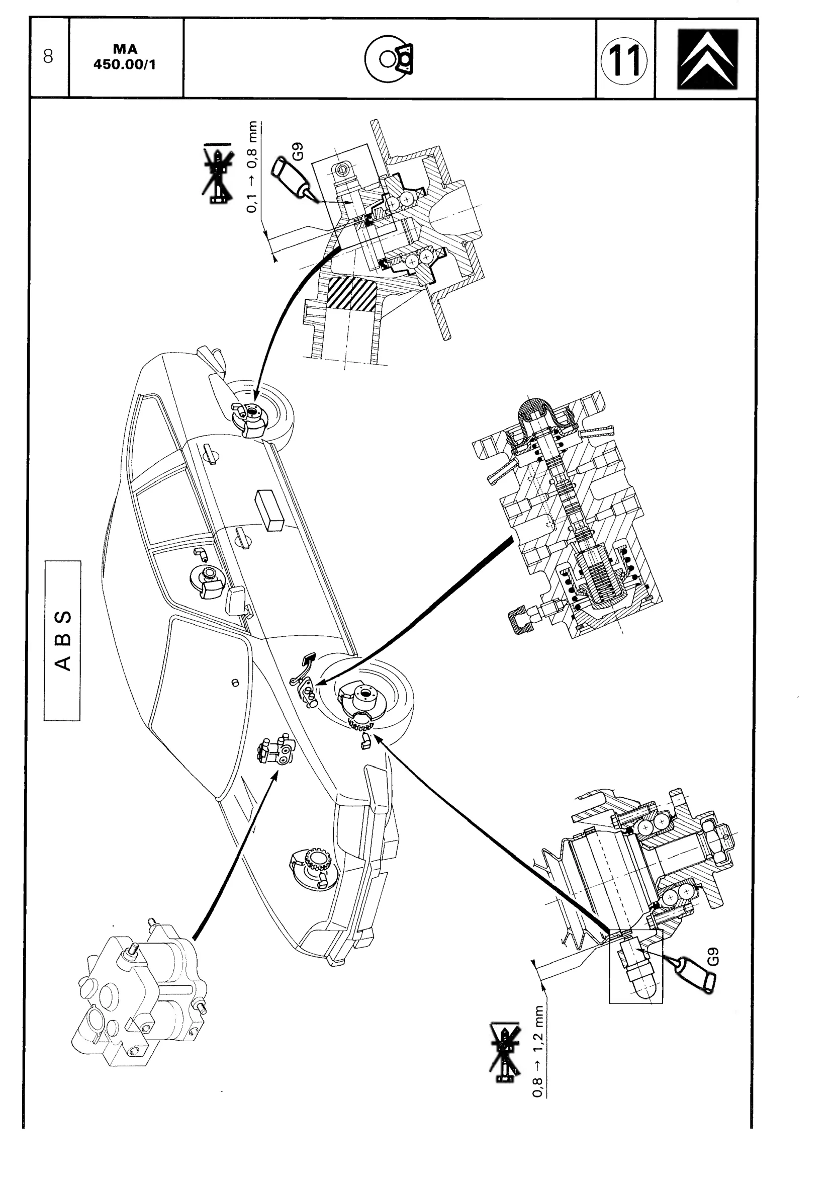 Specifications, page 422 of 611 — CX Repair Manual — Mechanical Components 1