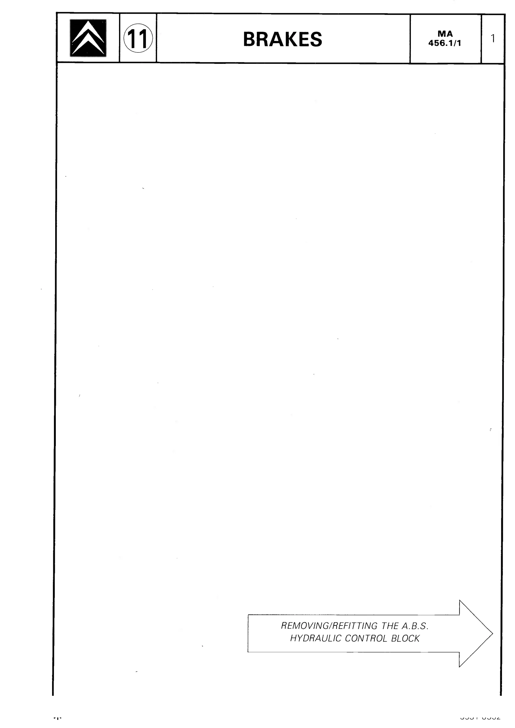 Remove/fit ABS hydraulic block, page 438 of 611 — CX Repair Manual — Mechanical Components 1