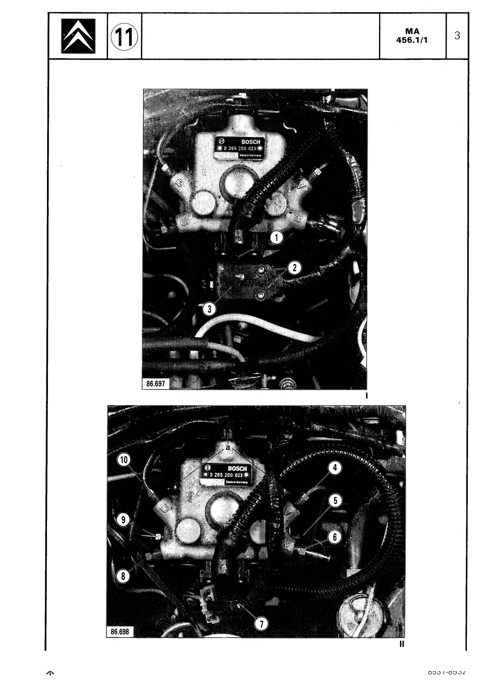 Remove/fit ABS hydraulic block, page 440 of 611 — CX Repair Manual — Mechanical Components 1