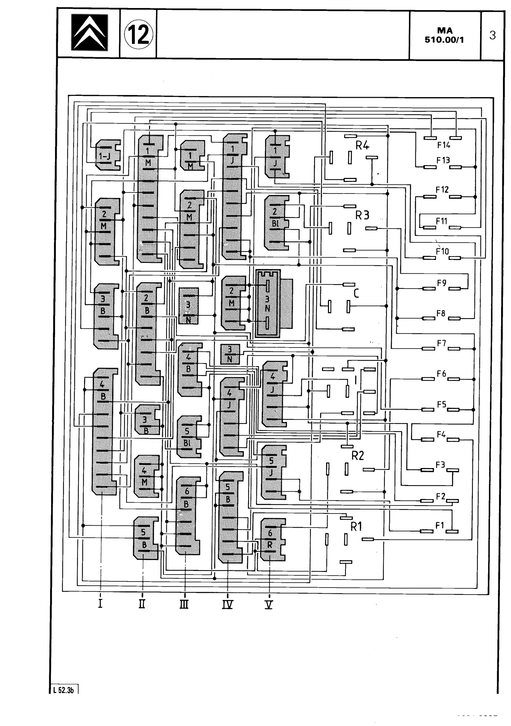 Electrical junction box, page 448 of 611 — CX Repair Manual — Mechanical Components 1