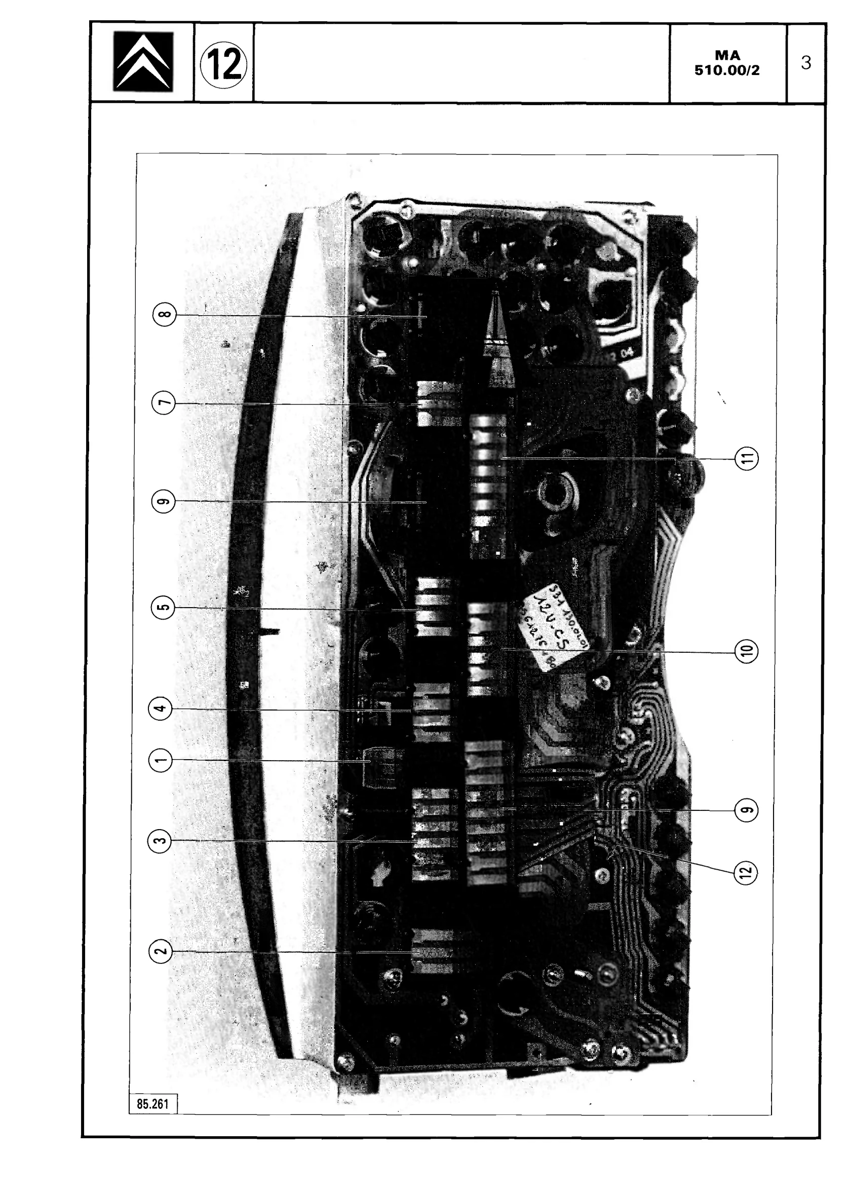 Instrument panel connectors, page 451 of 611 — CX Repair Manual — Mechanical Components 1