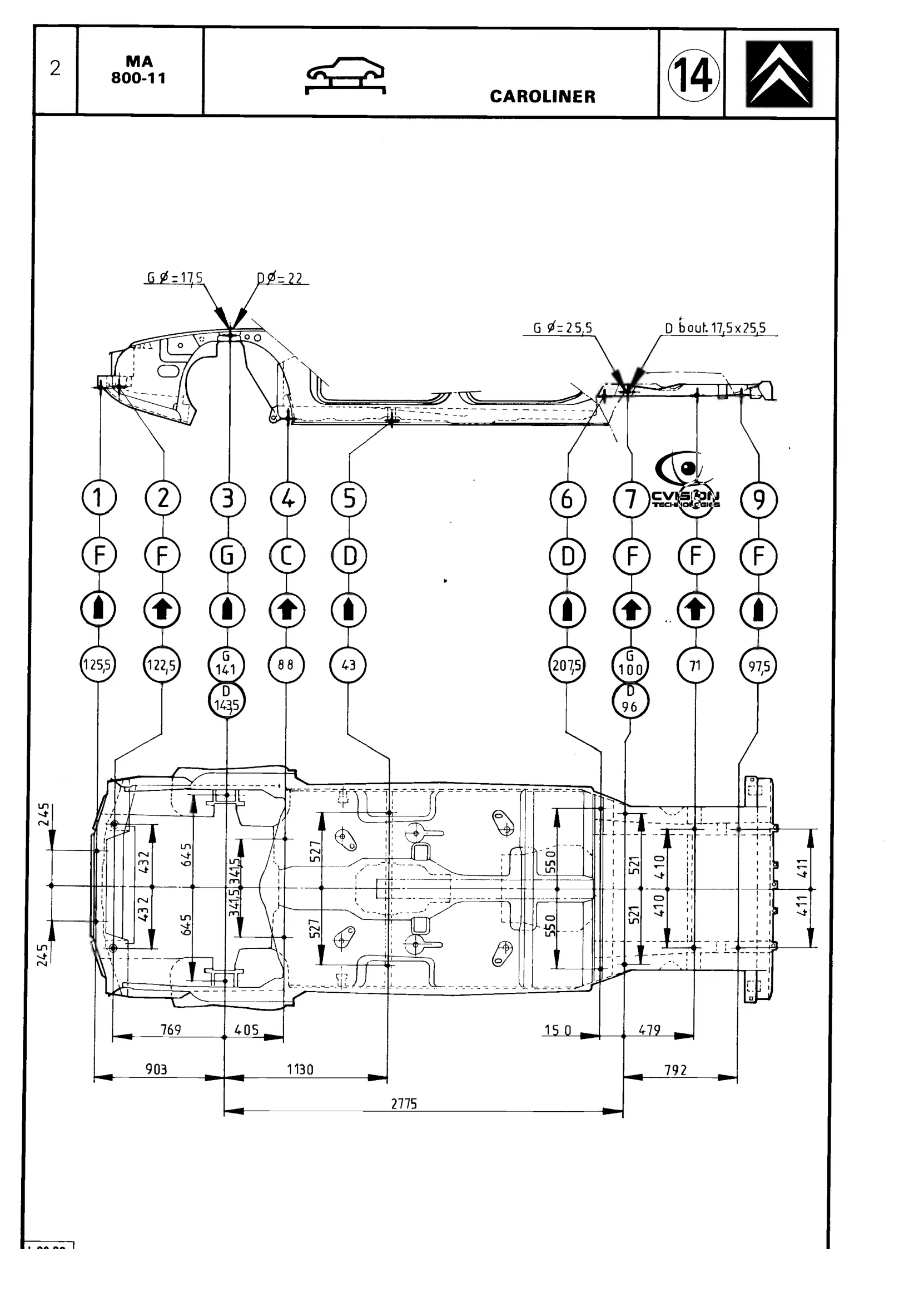 Using 'Caroliner' jig, page 530 of 611 — CX Repair Manual — Mechanical Components 1
