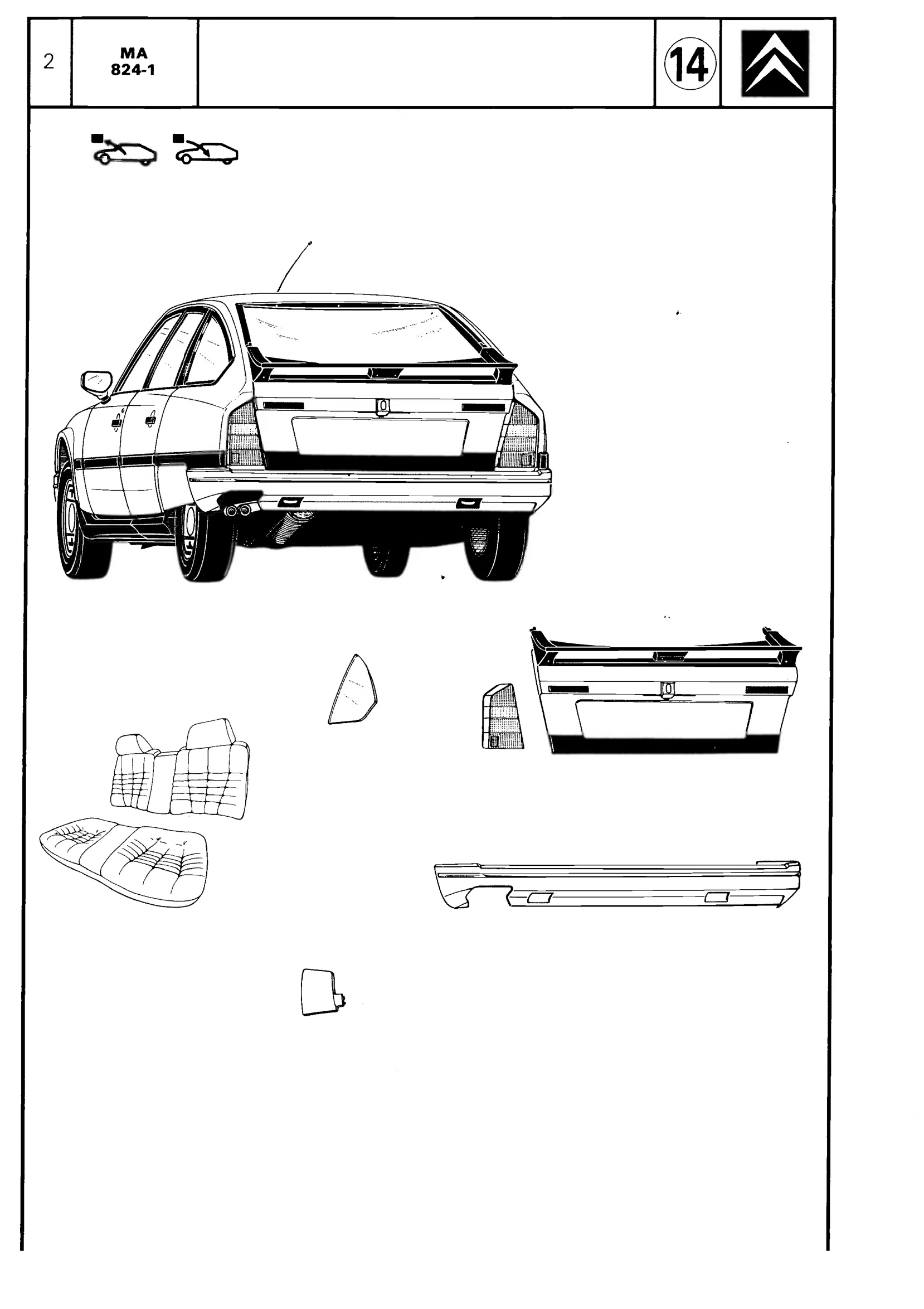Replace rear wing, page 563 of 611 — CX Repair Manual — Mechanical Components 1
