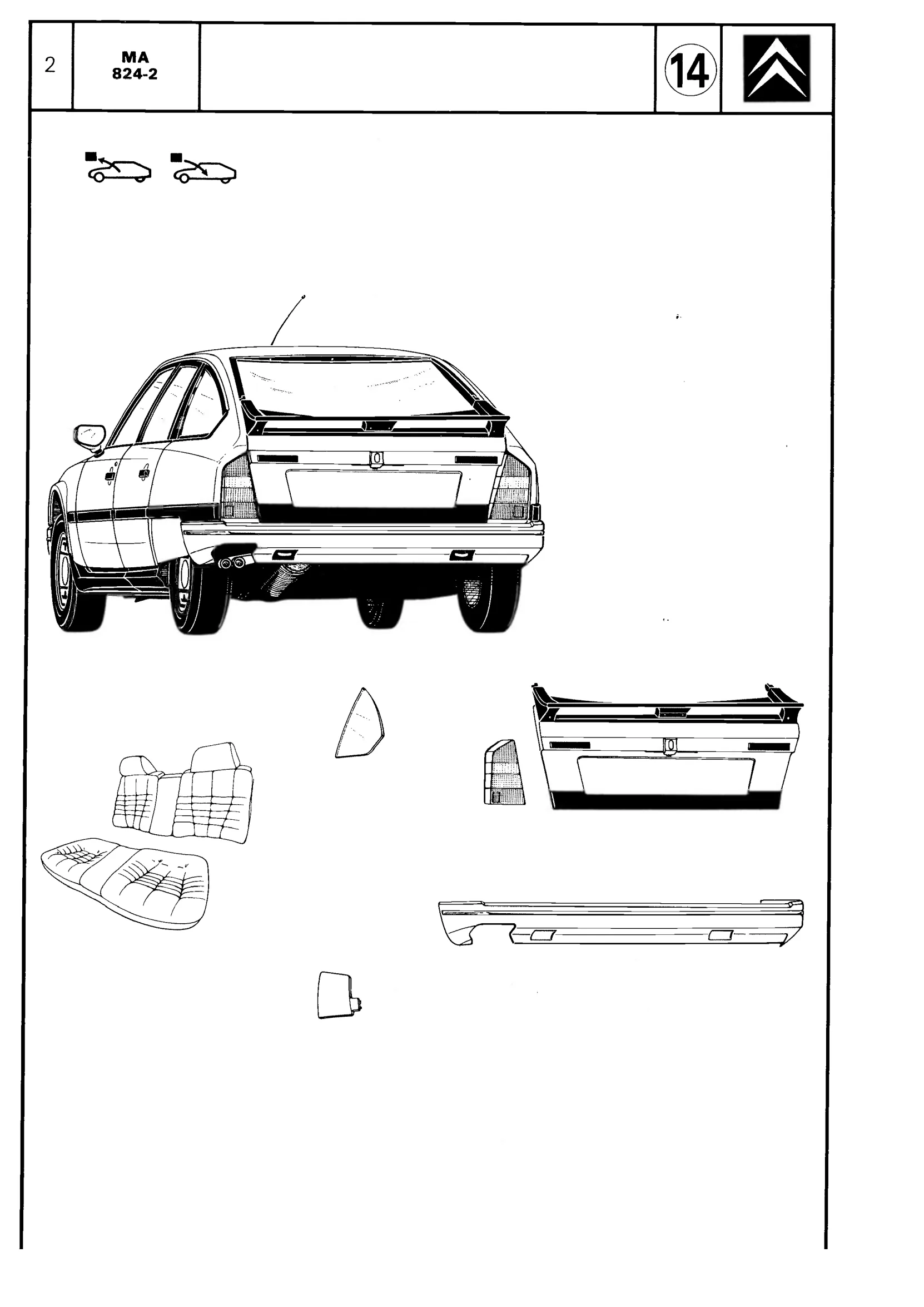 Replace rear wing (part), page 568 of 611 — CX Repair Manual — Mechanical Components 1