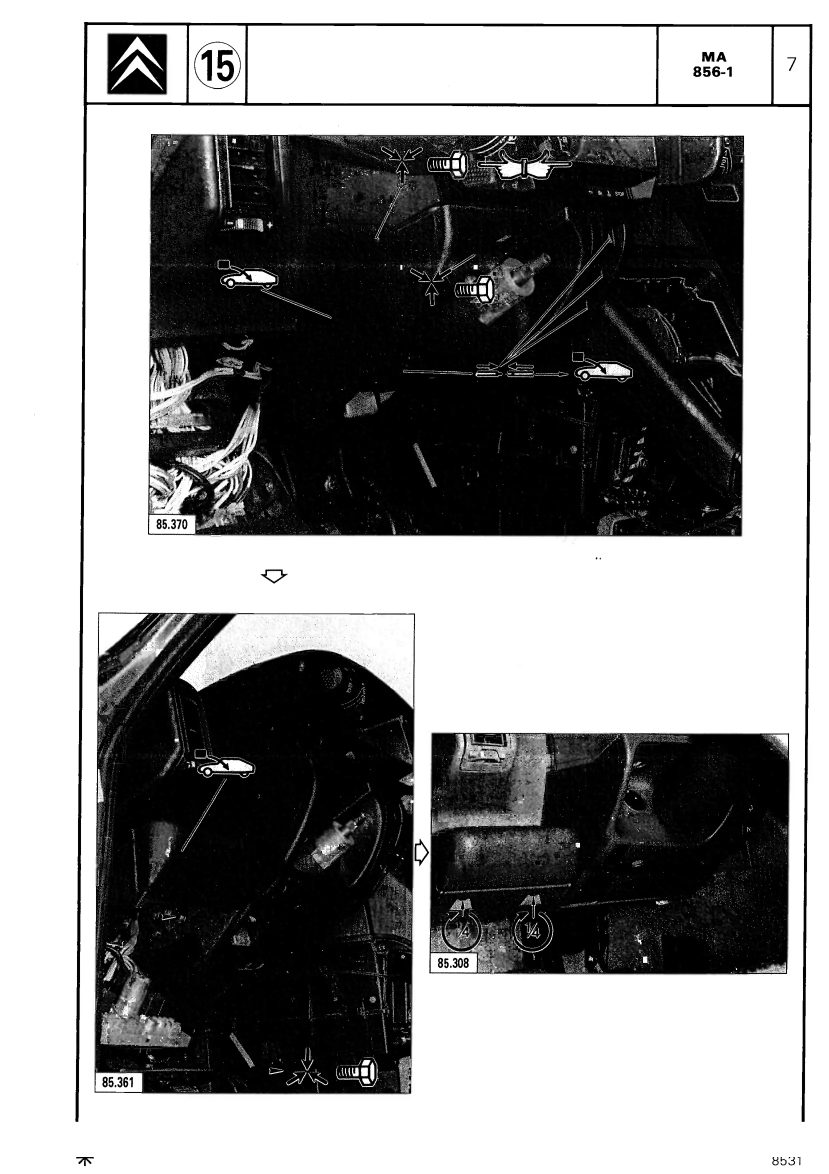 Replace dashboard, page 605 of 611 — CX Repair Manual — Mechanical Components 1