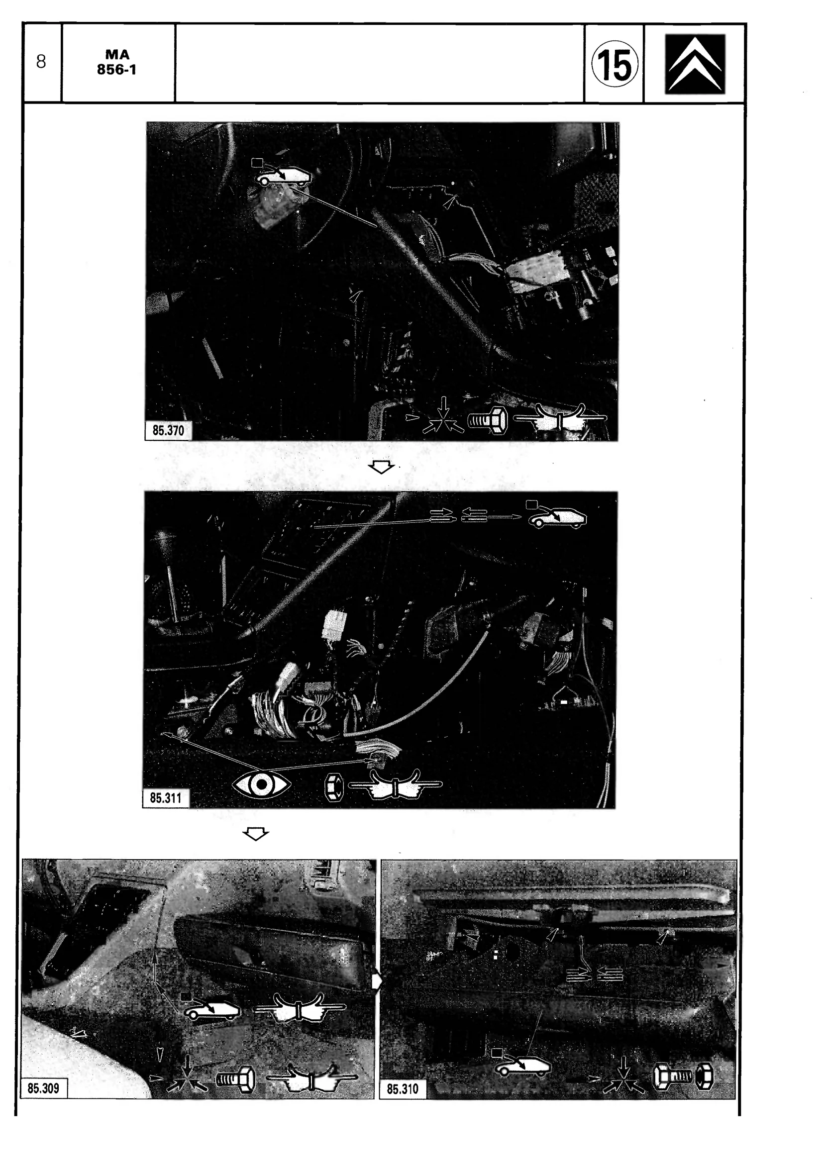 Replace dashboard, page 606 of 611 — CX Repair Manual — Mechanical Components 1