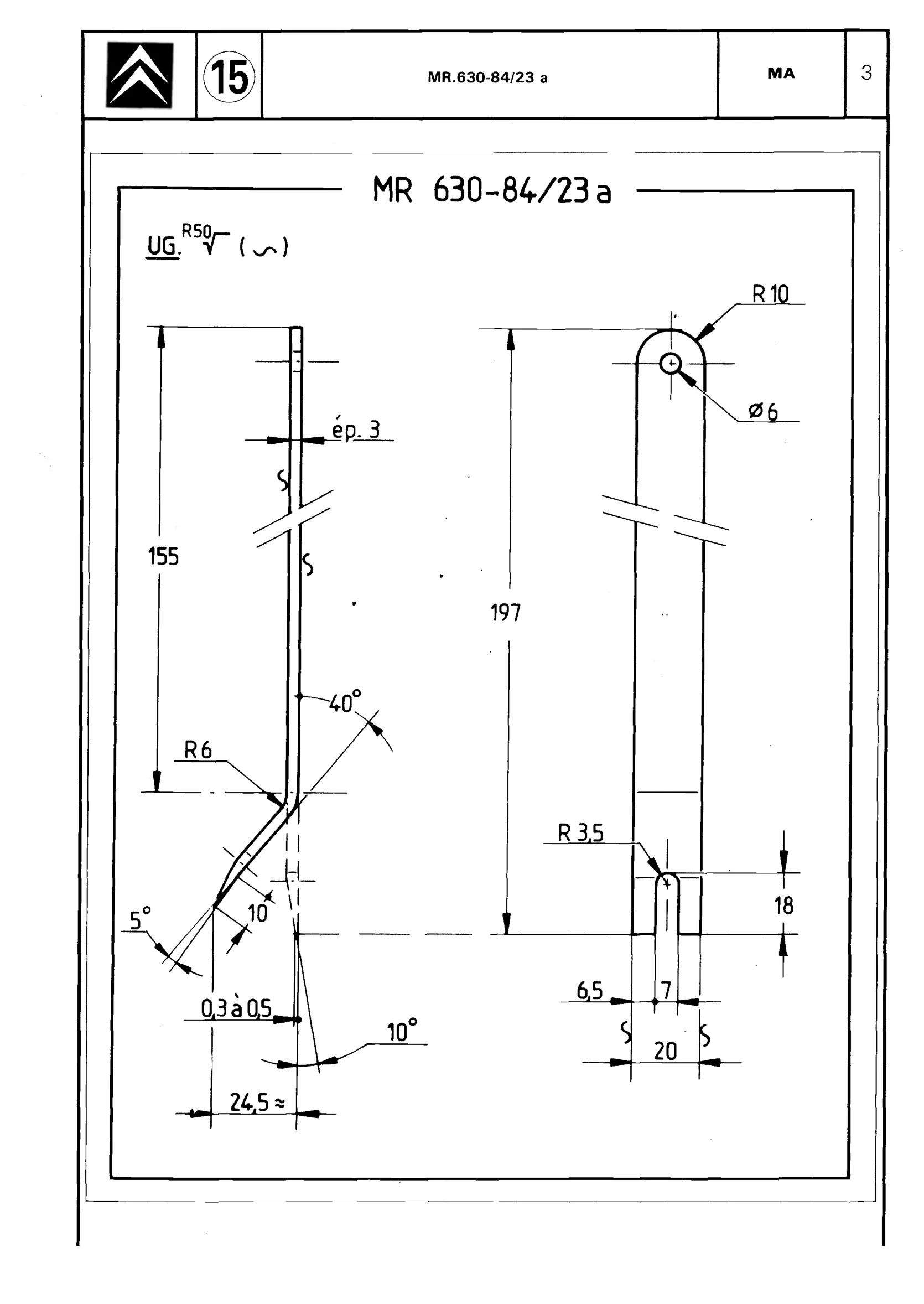 MR Tool drawings, page 610 of 611 — CX Repair Manual — Mechanical Components 1