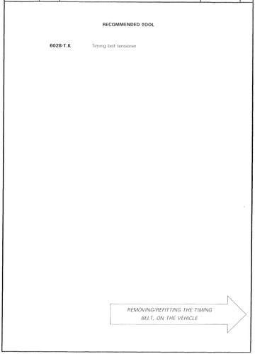 Replace timing belt on vehicle, page 115 — CX Repair Manual — Mechanical Components 1