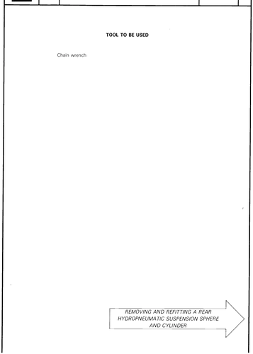 Remove/fit rear sphere, cylinder, page 387 — CX Repair Manual — Mechanical Components 1