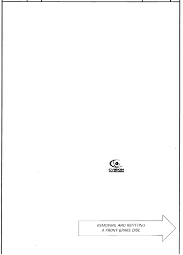 Remove/refit front brake disc, page 428 — CX Repair Manual — Mechanical Components 1