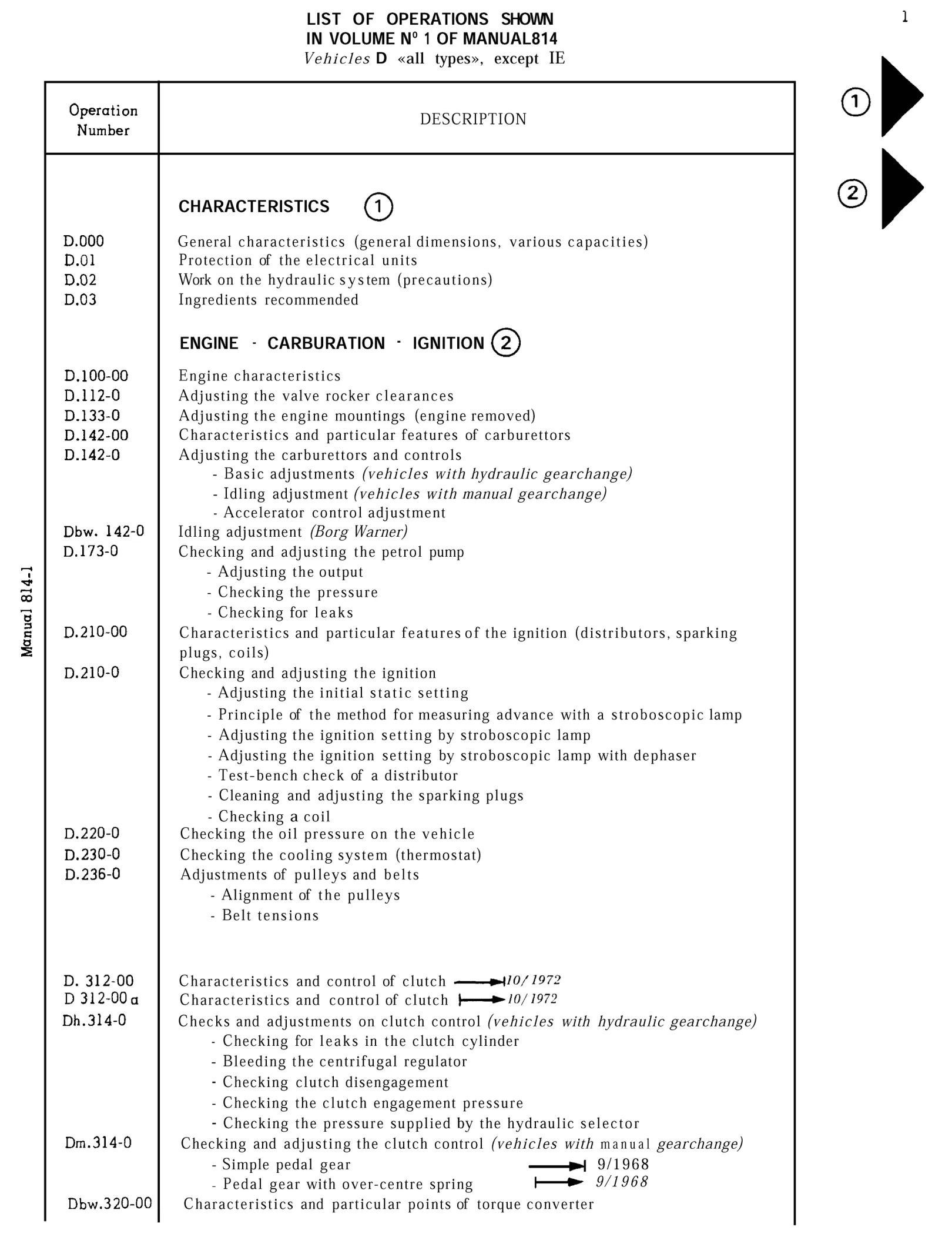 Using the manual, page 4 of 454 — 814 Repair Manual — Volume I