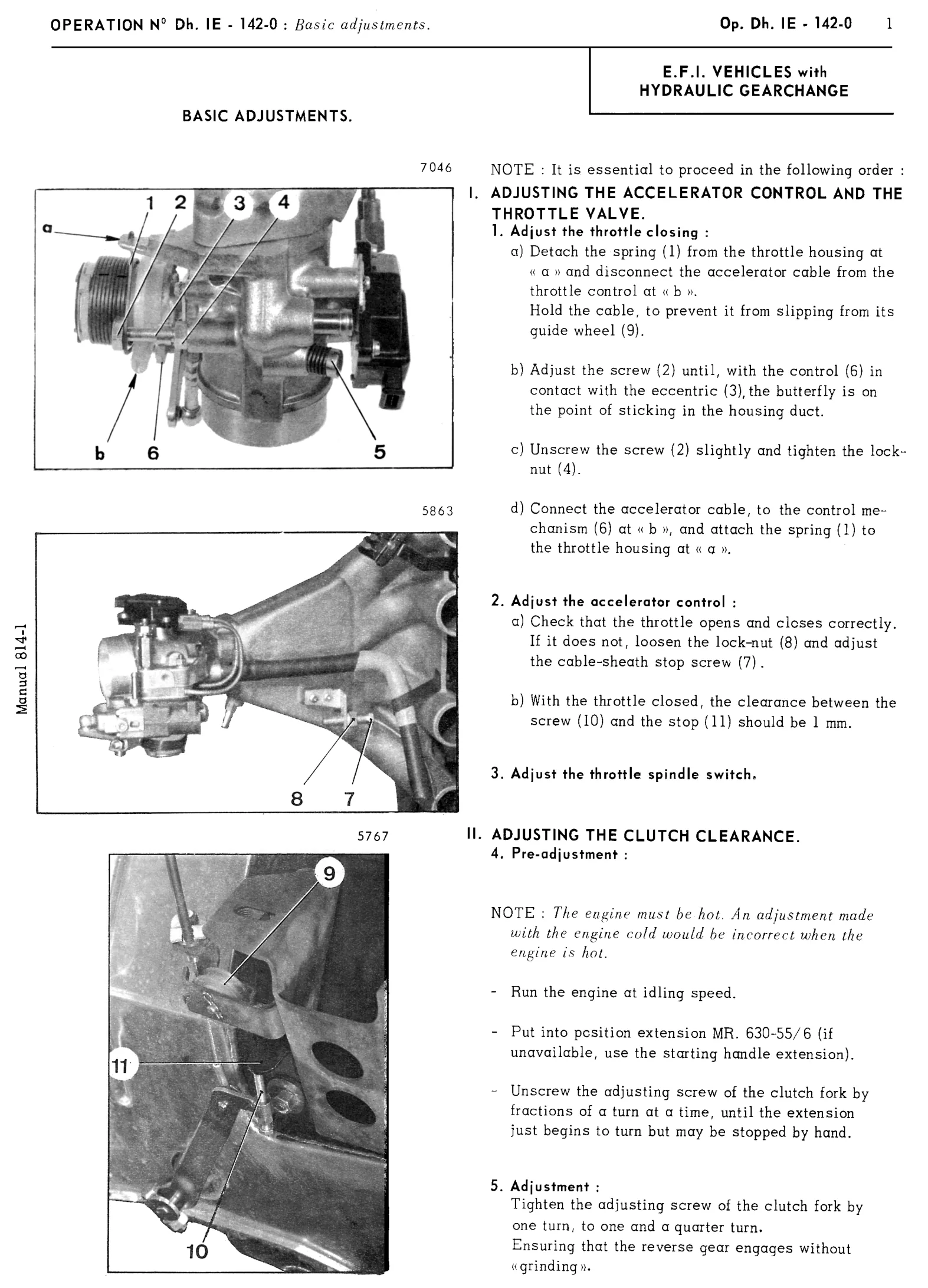 Adjusting EFI (bvh), page 57 of 454 — 814 Repair Manual — Volume I