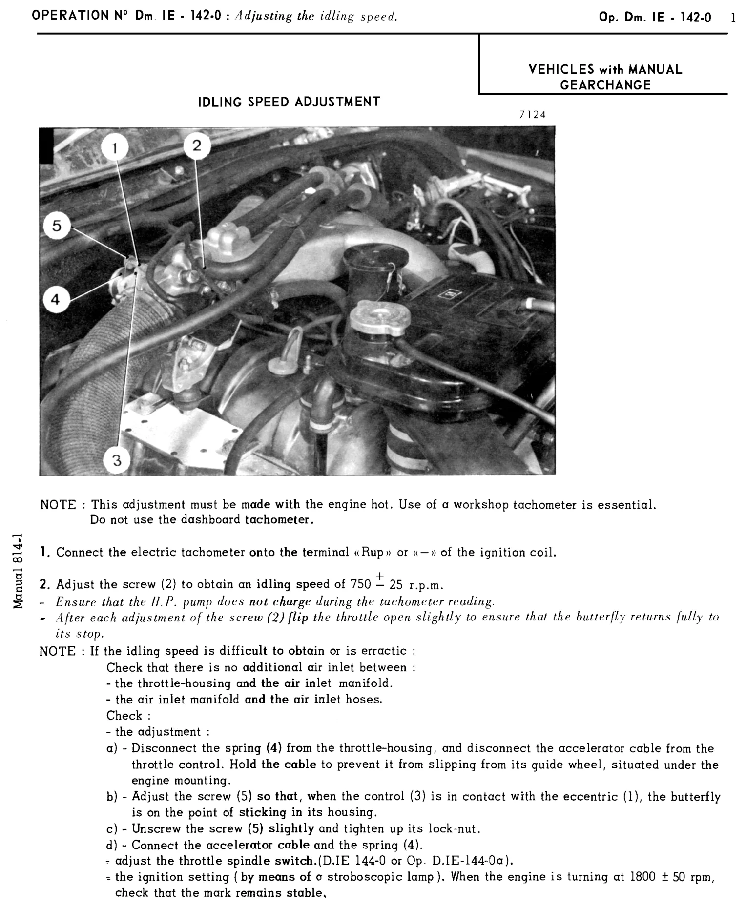 Adjusting EFI (bvm), page 60 of 454 — 814 Repair Manual — Volume I