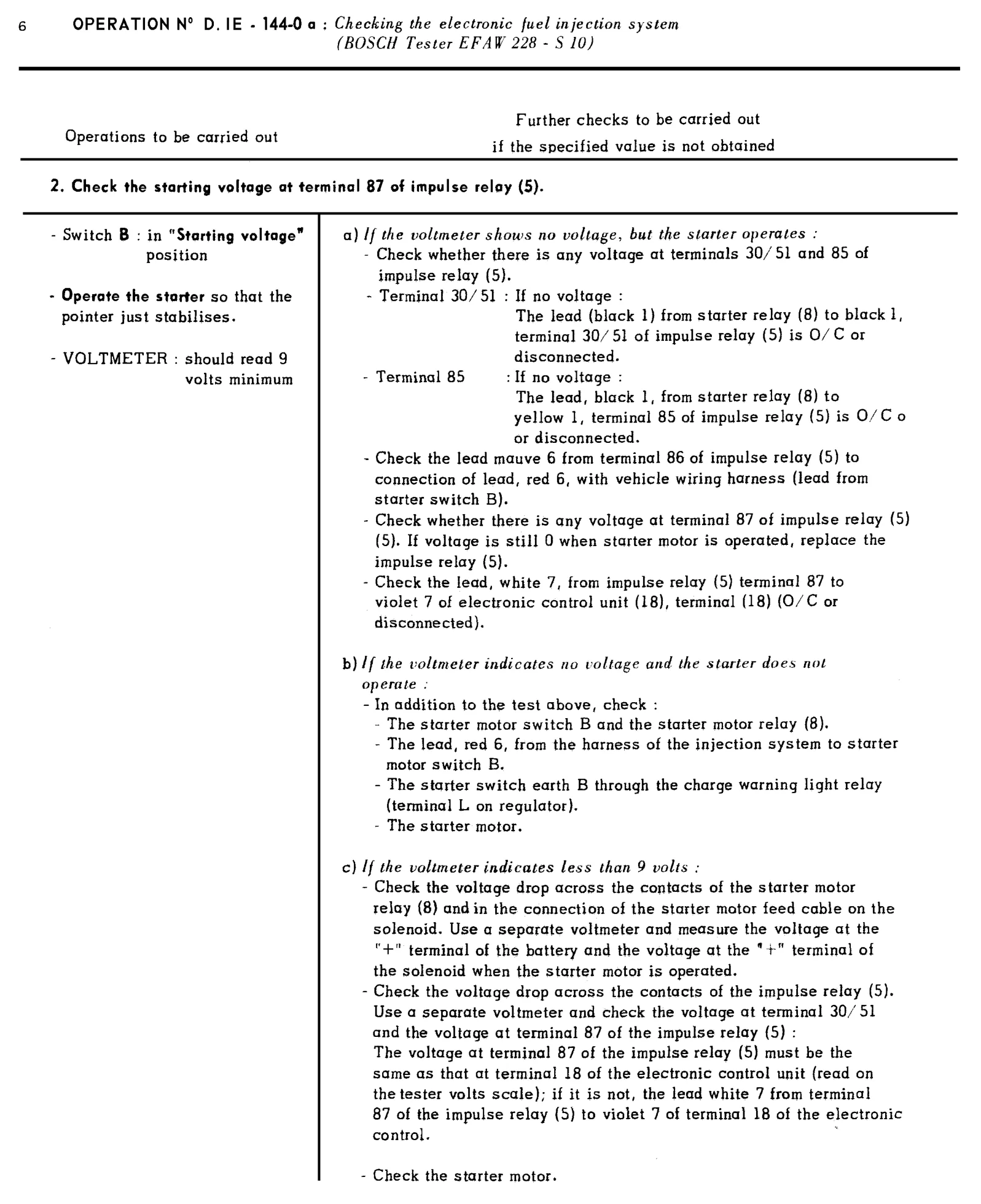 Using Bosch tester, page 96 of 454 — 814 Repair Manual — Volume I