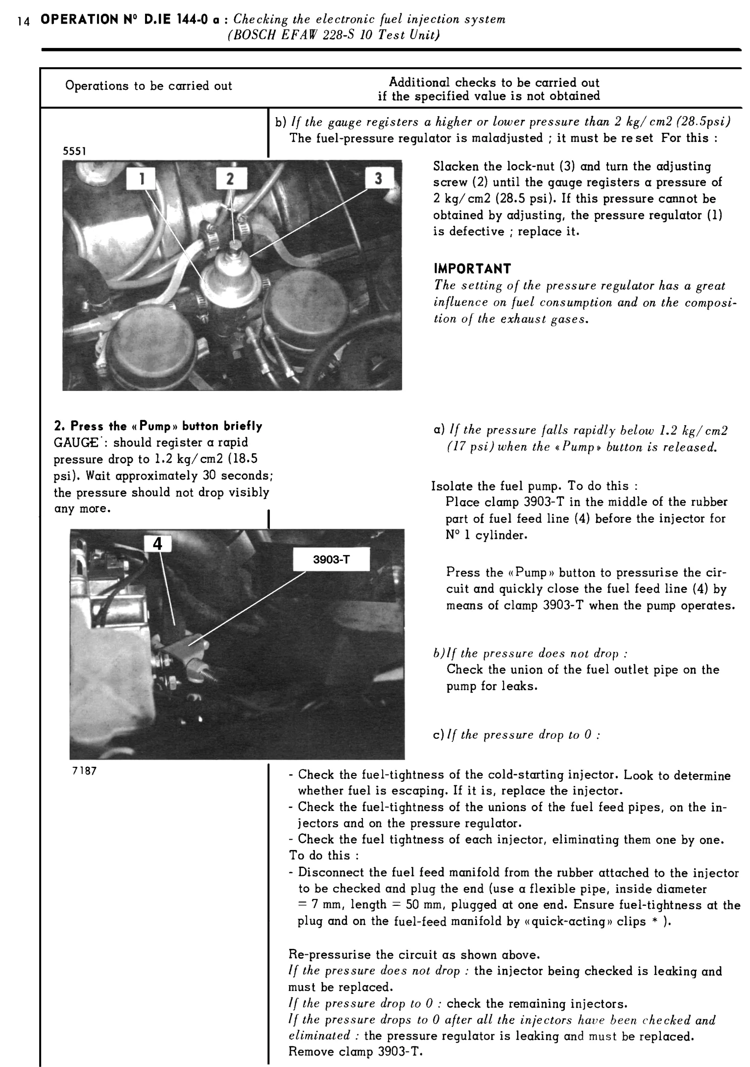Using Bosch tester, page 105 of 454 — 814 Repair Manual — Volume I
