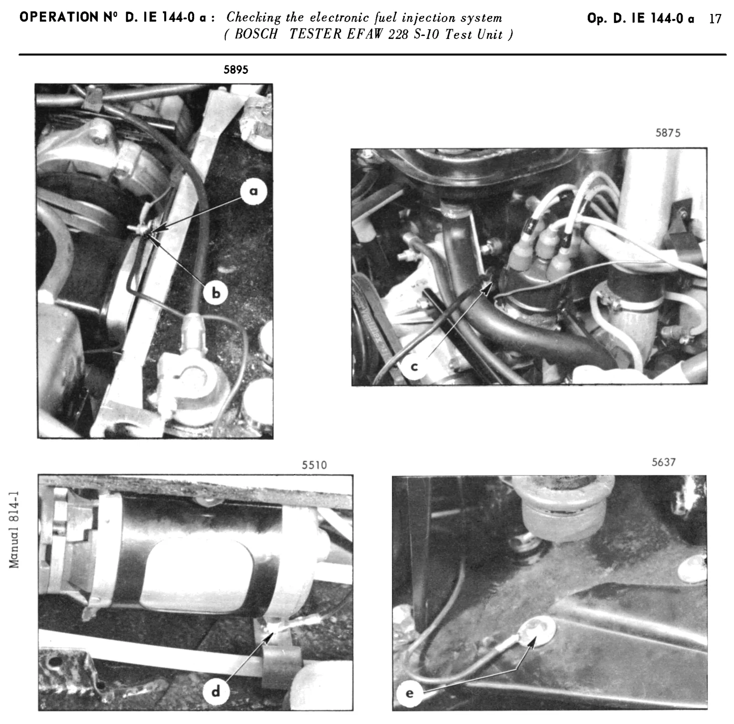 Using Bosch tester, page 109 of 454 — 814 Repair Manual — Volume I