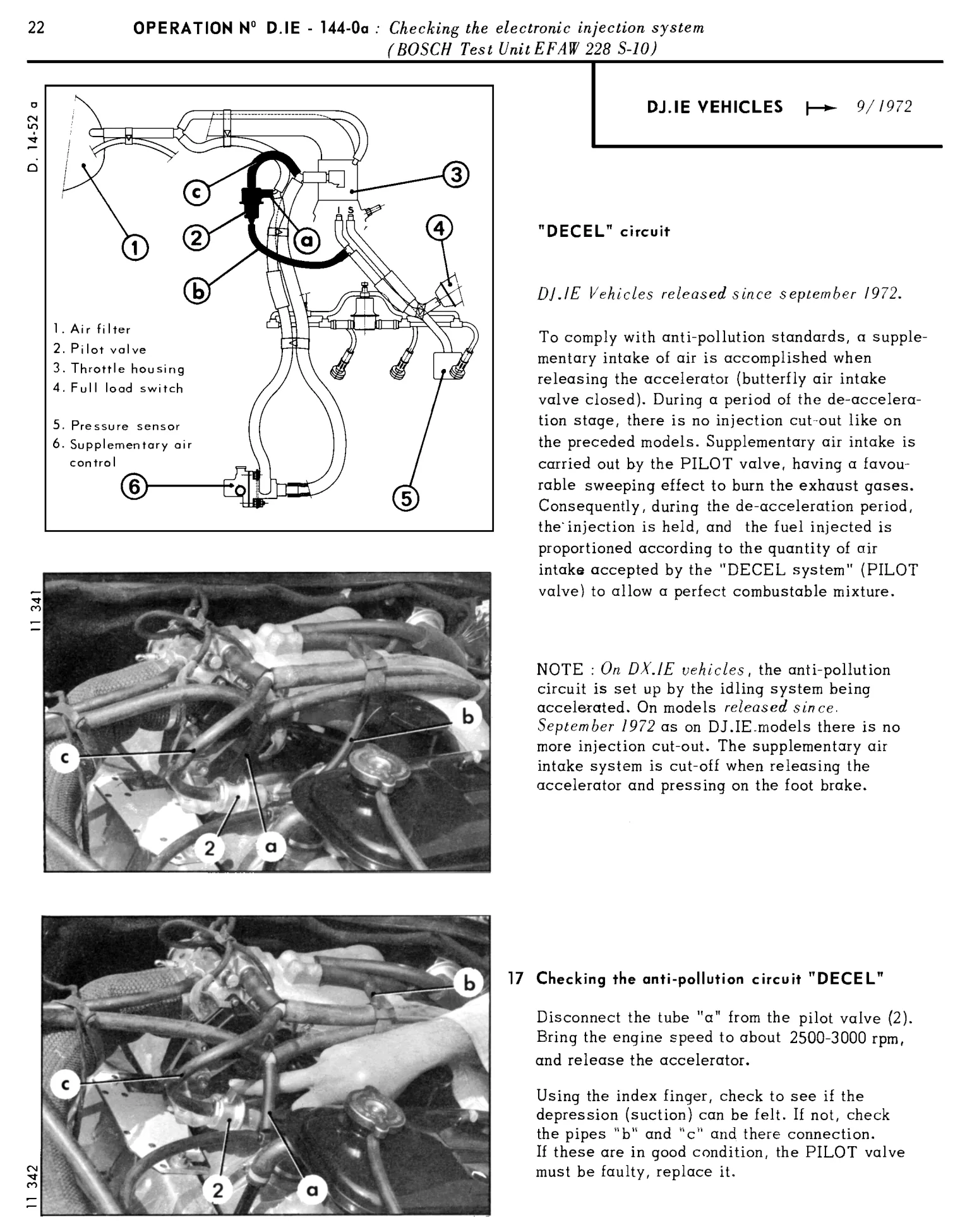 Using Bosch tester, page 115 of 454 — 814 Repair Manual — Volume I