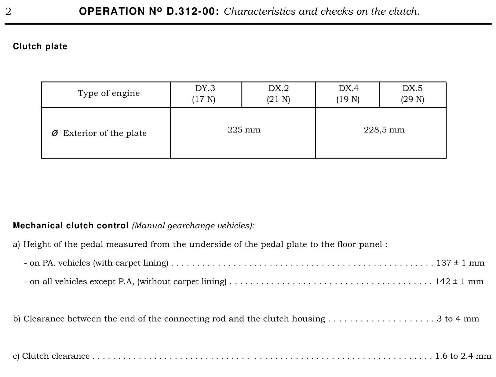 Clutch mechanism, page 150 of 454 — 814 Repair Manual — Volume I