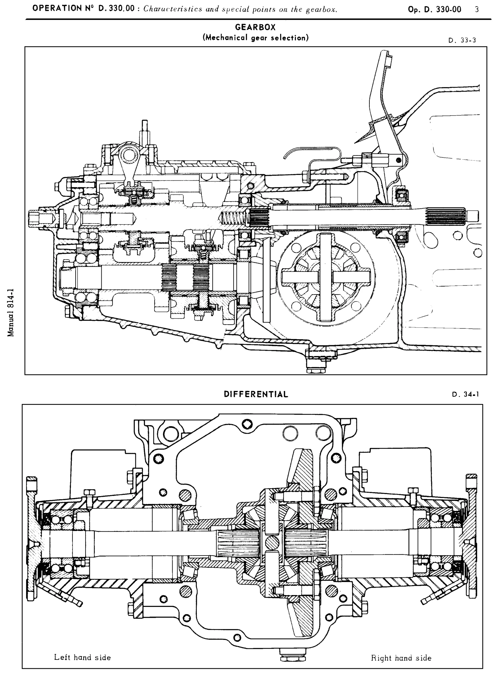 Gearbox / 4-speed, page 165 of 454 — 814 Repair Manual — Volume I