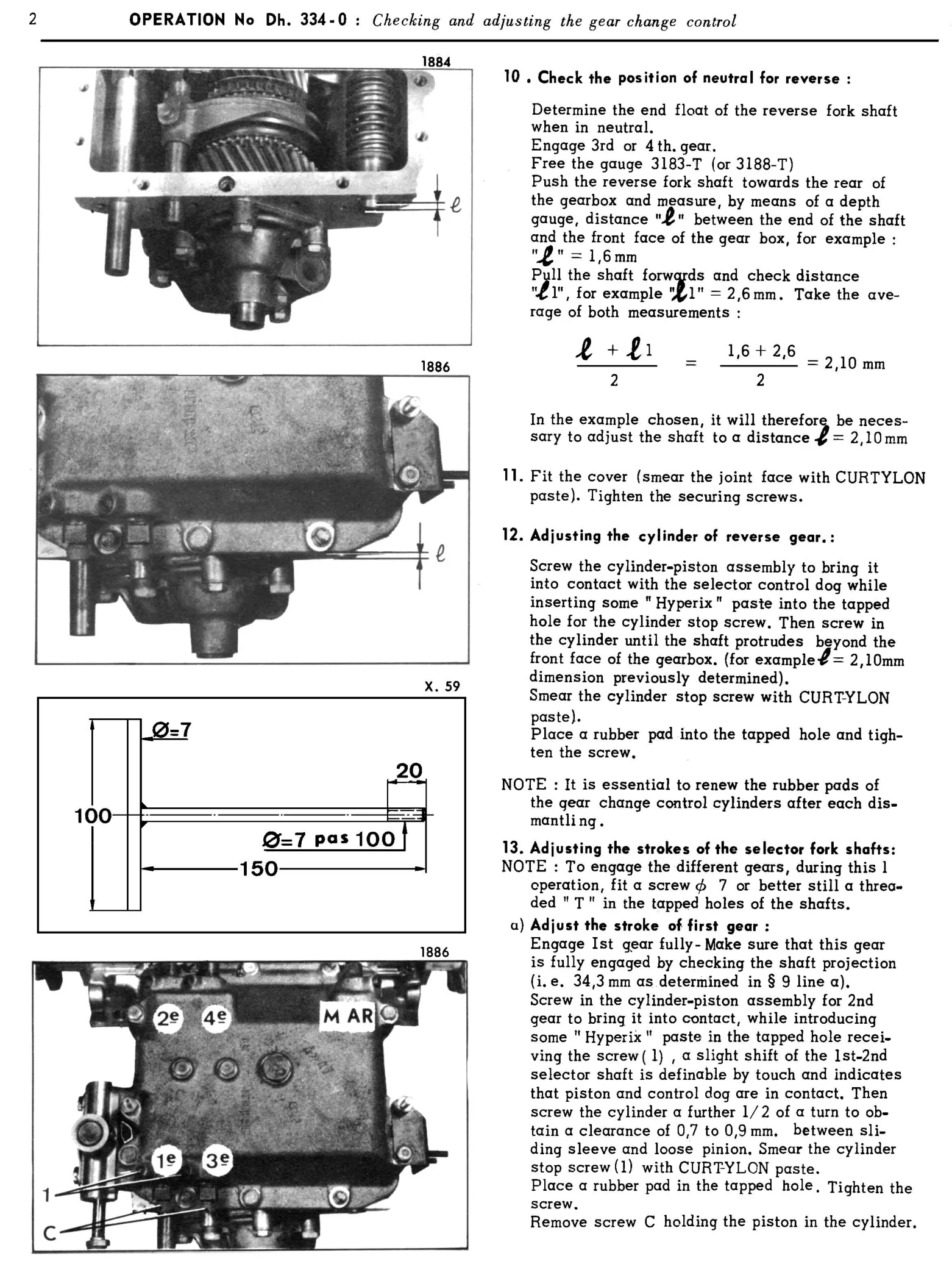 Hydraulic gearchange, page 169 of 454 — 814 Repair Manual — Volume I