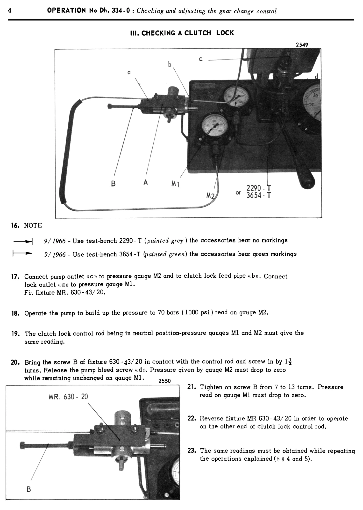 Hydraulic gearchange, page 171 of 454 — 814 Repair Manual — Volume I