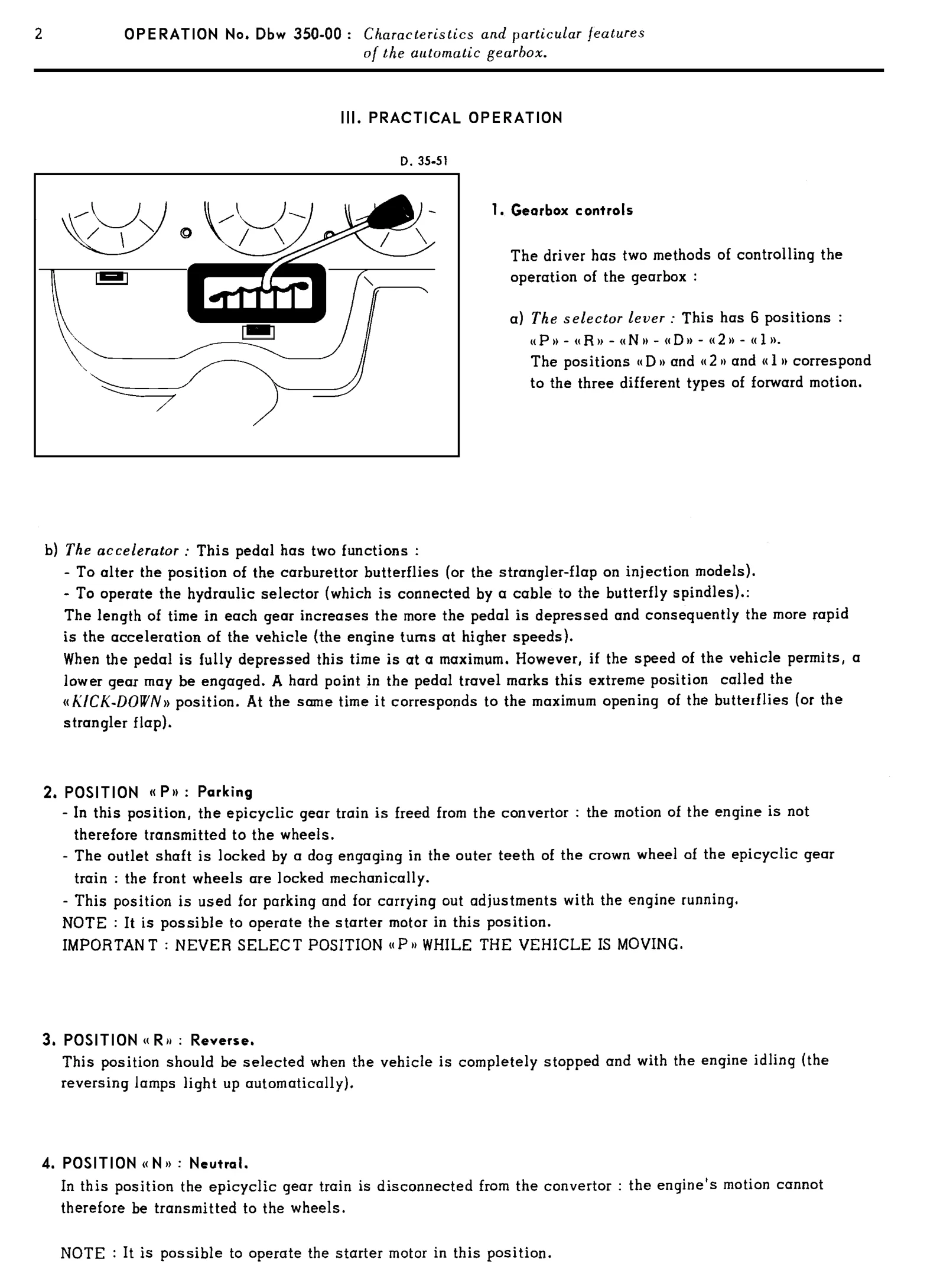 Automatic gearbox, page 178 of 454 — 814 Repair Manual — Volume I
