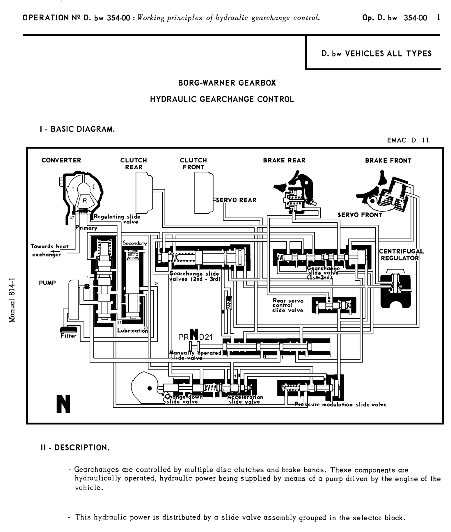 Automatic gearbox, page 189 of 454 — 814 Repair Manual — Volume I